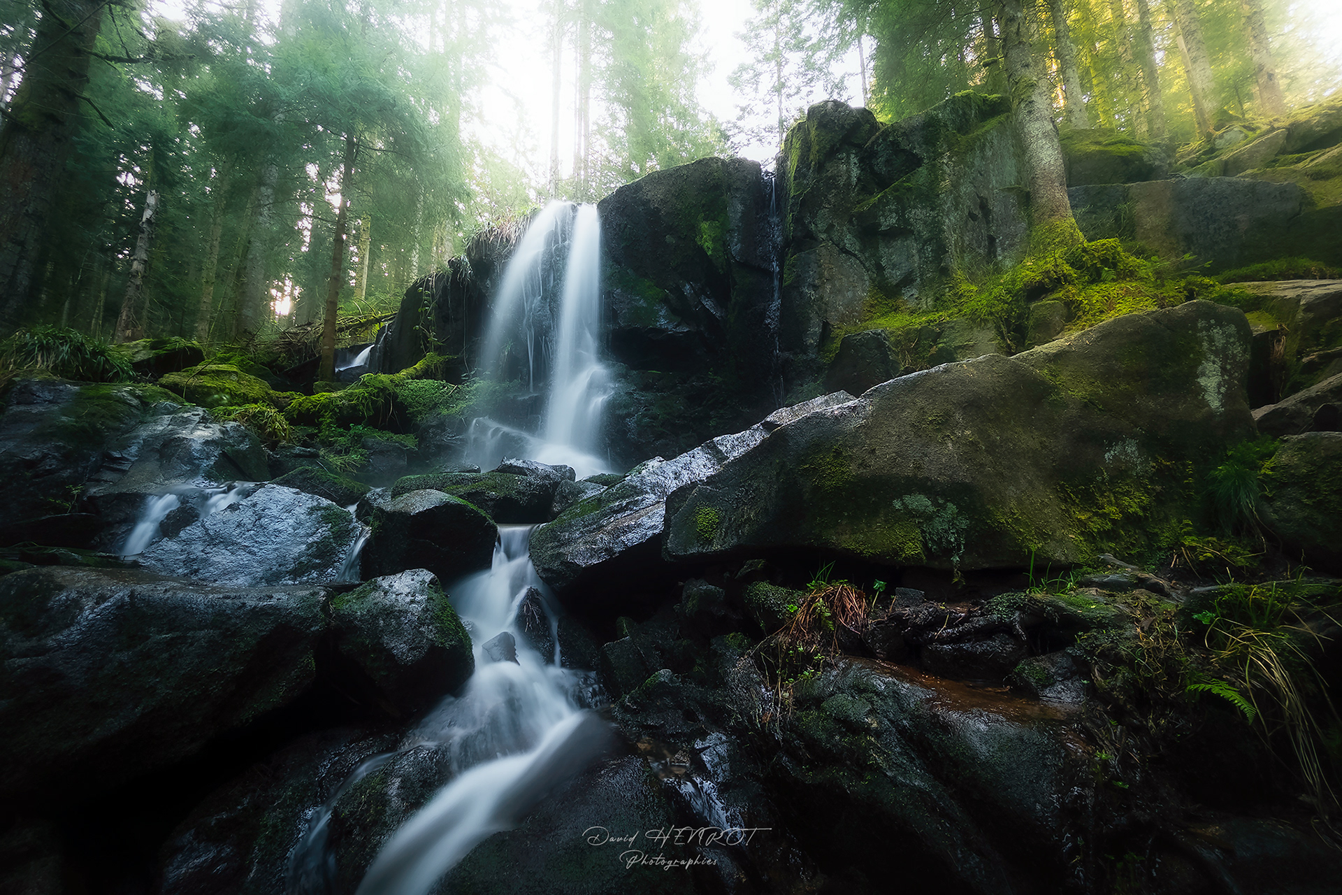 La Cascade de Mérelle à Gérardmer, Vosges