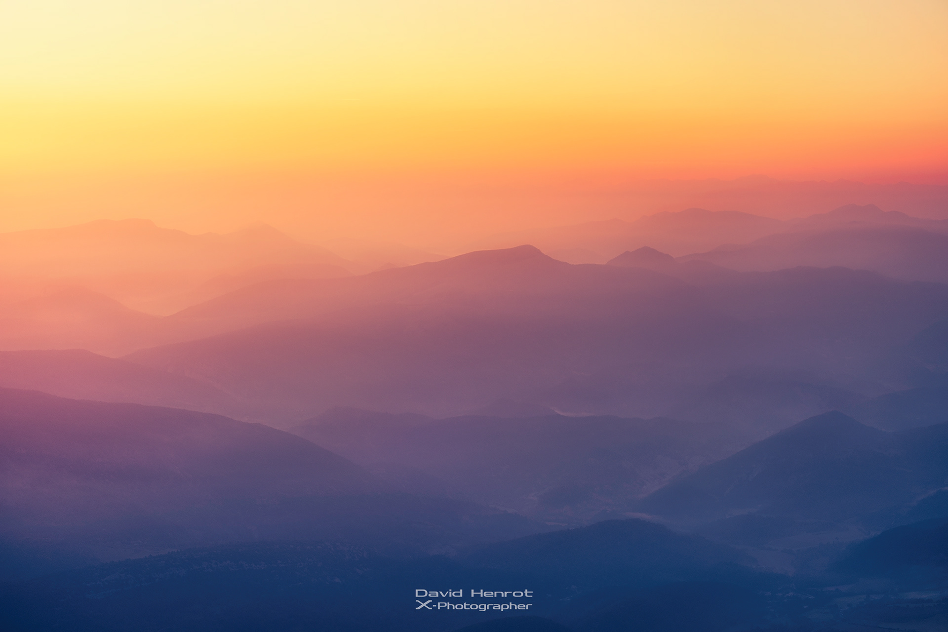 Depuis le Mont Ventoux, Vaucluse