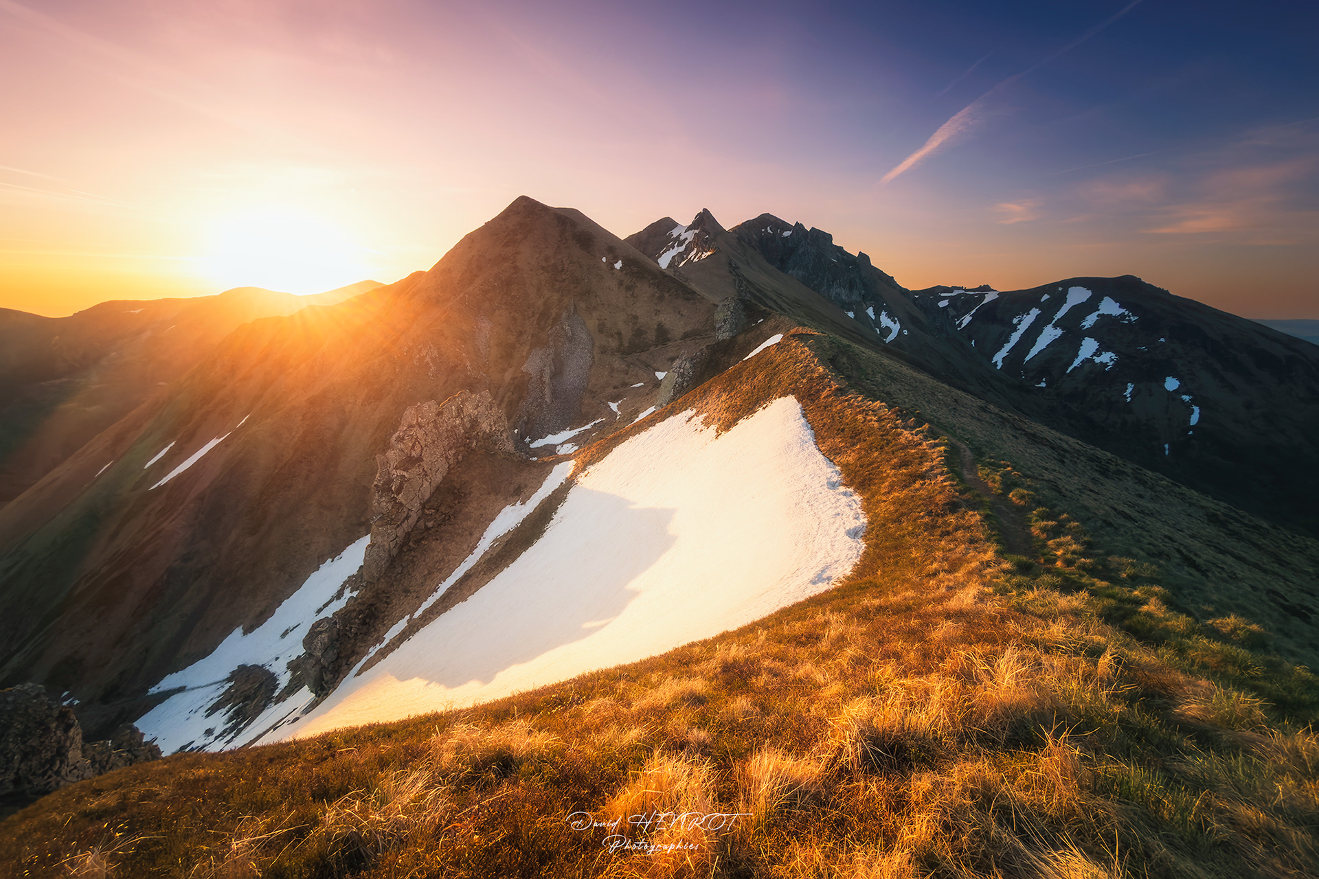 Dernières neiges du printemps, Puy-de-Dôme