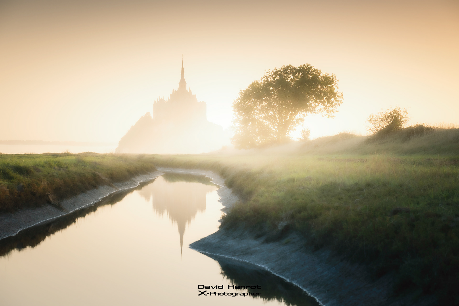 Le Mont-Saint-Michel depuis le canton de Pontorson, Manche