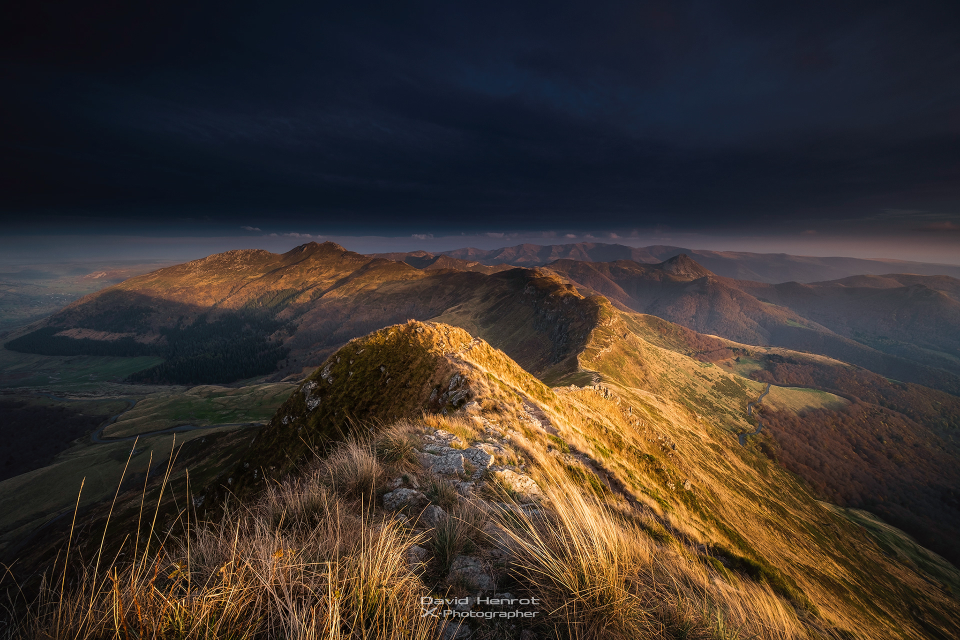 Au sommet du Puy Mary, Le Claux, Cantal
