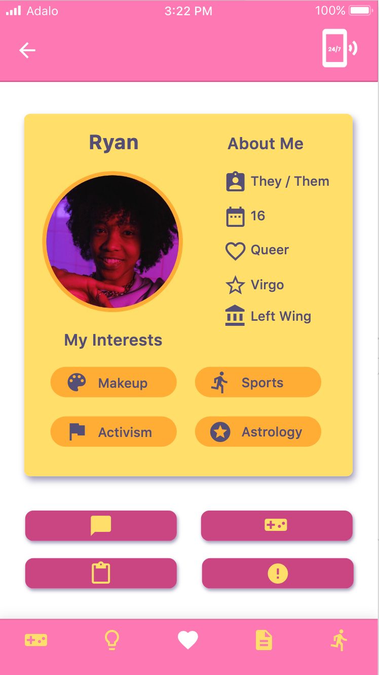 App User Interface Draft.