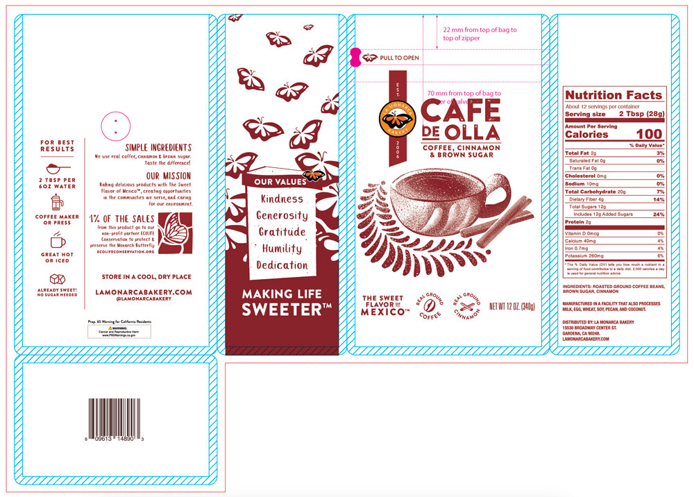 Product KLD for Cafe de Olla Coffee Bag