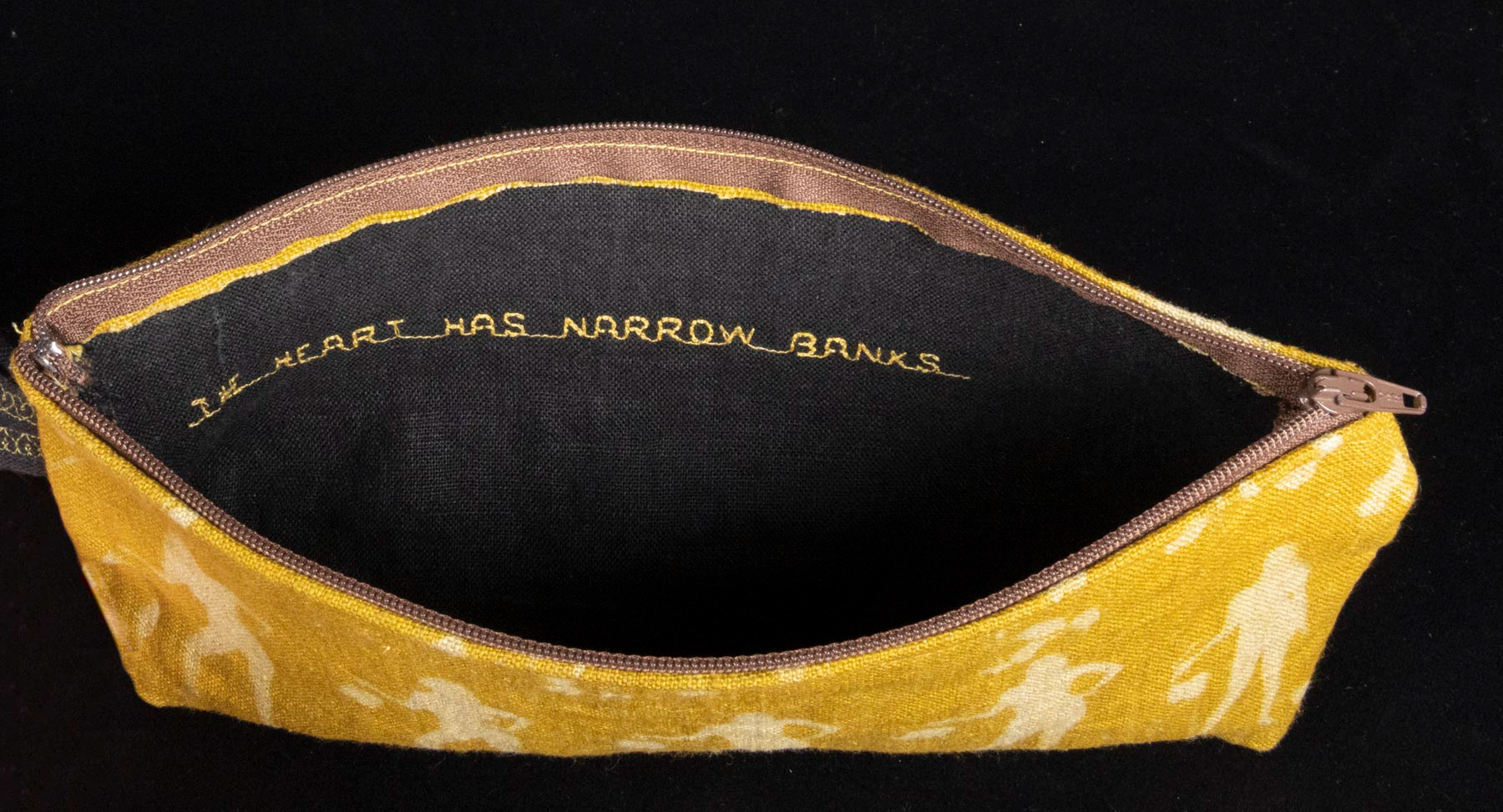 inside purse embroidery detail