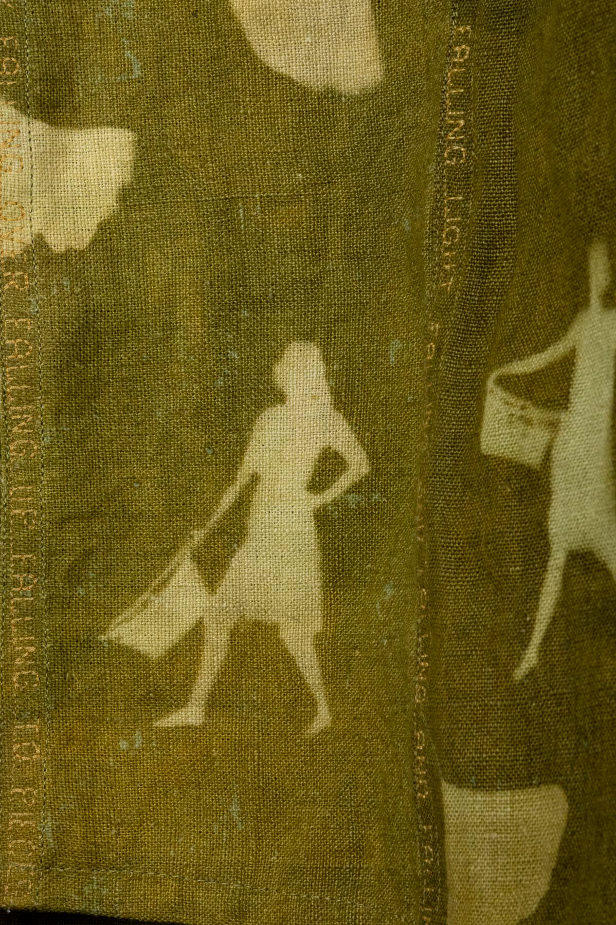 photogram and embrodery detail