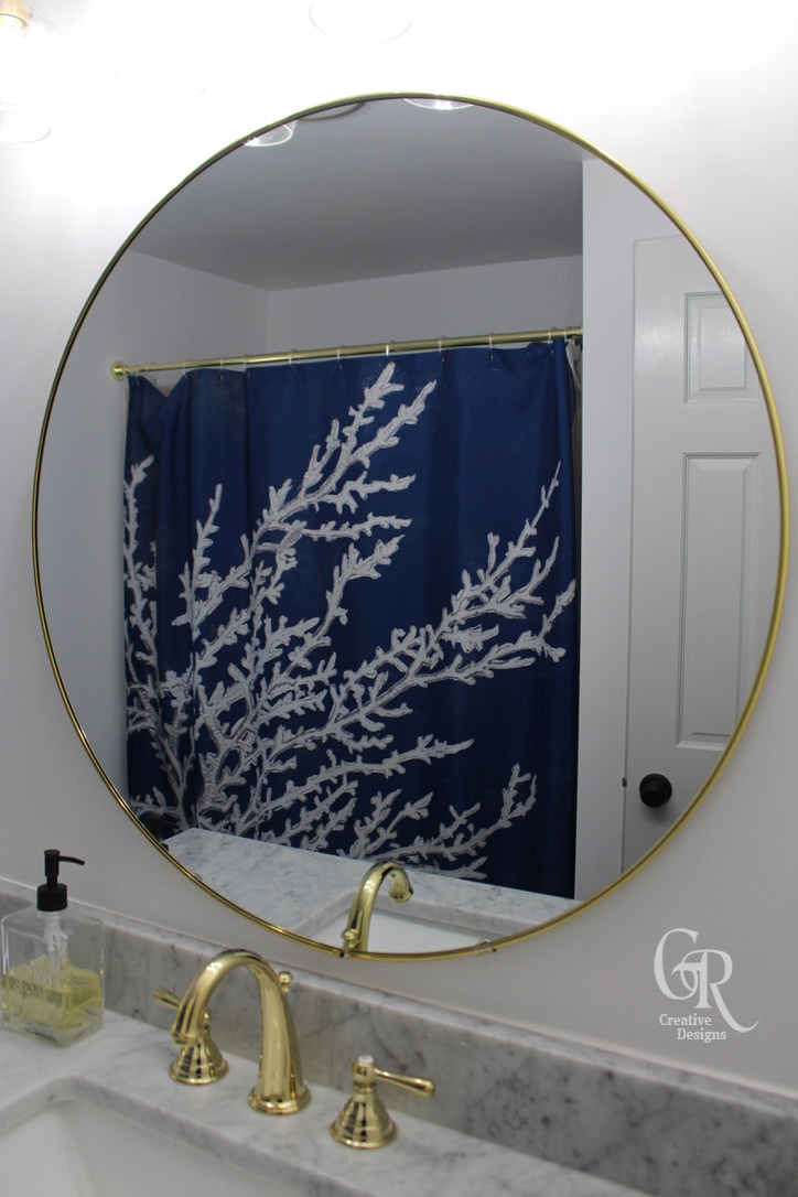 Guest Bathroom Mirror View