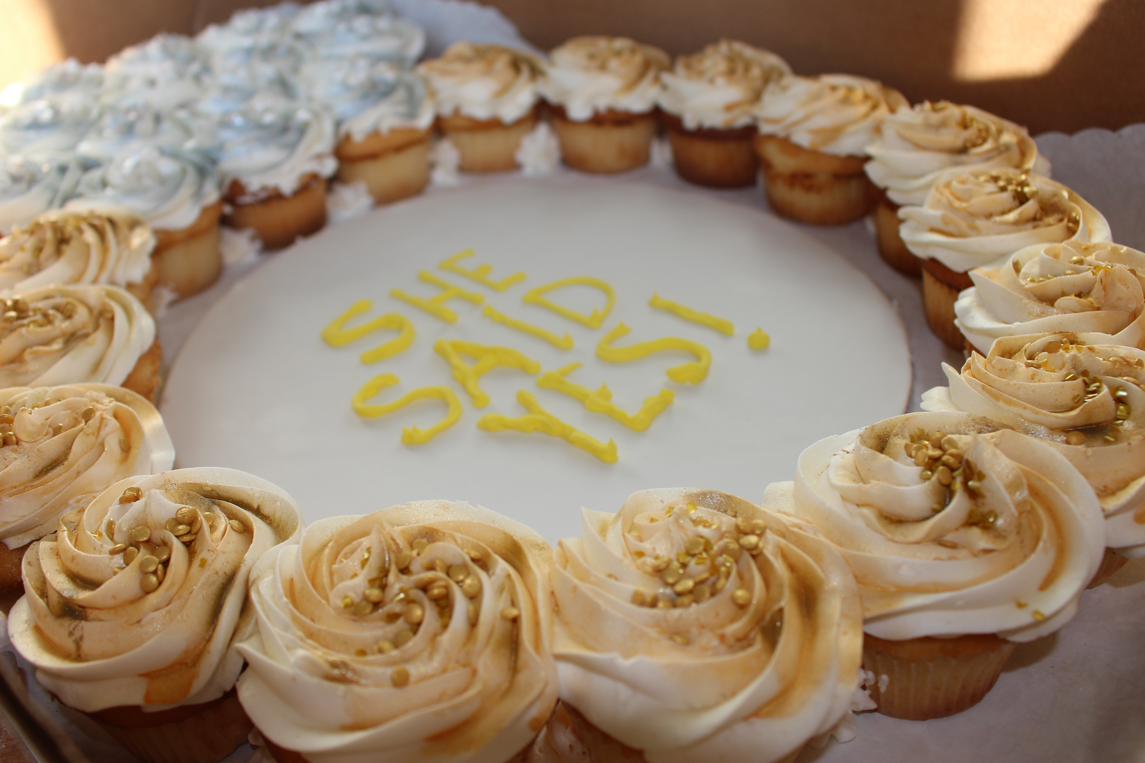 Krieg's Bakery - Engagement Cupcake Bouquet