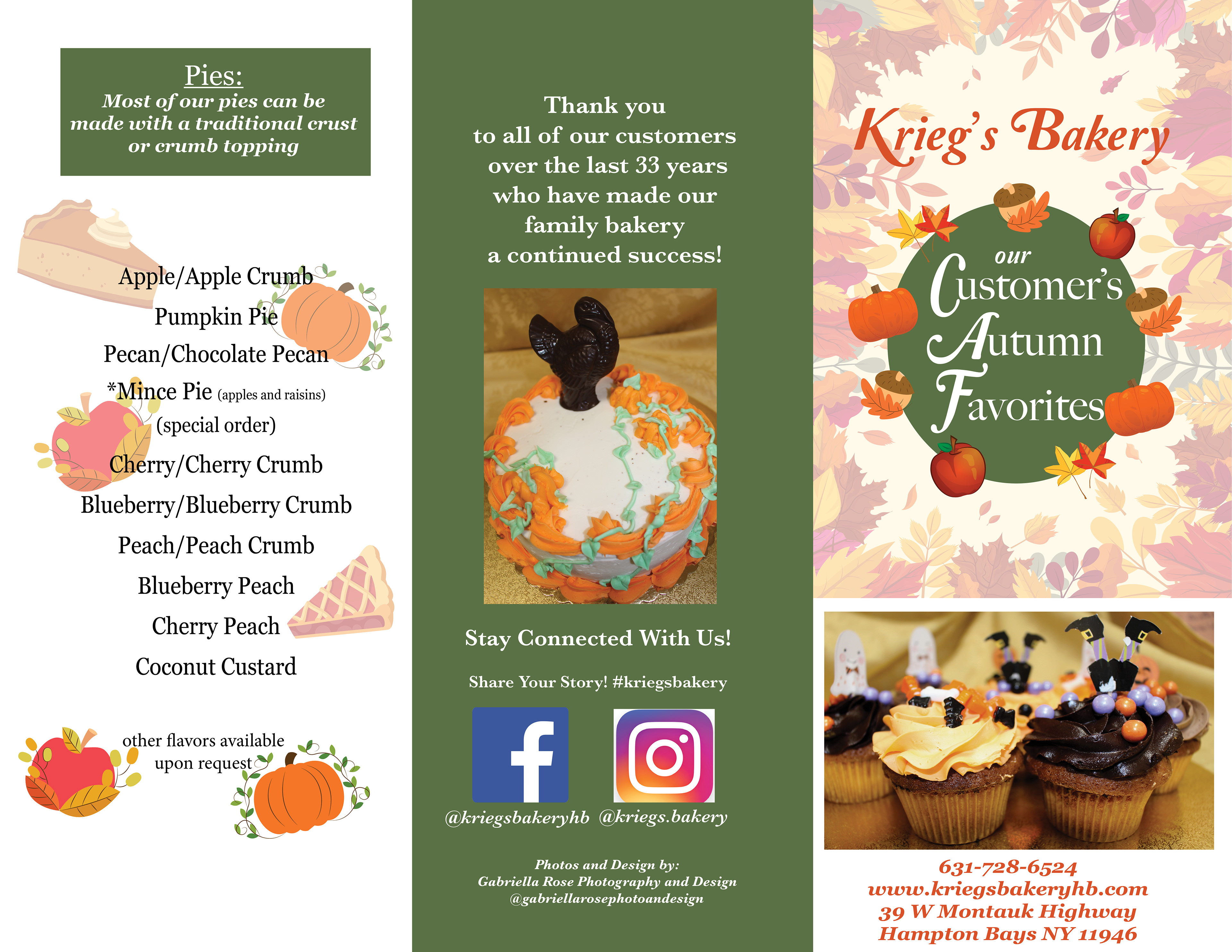 Autumn Brochure (Front/Back Page)