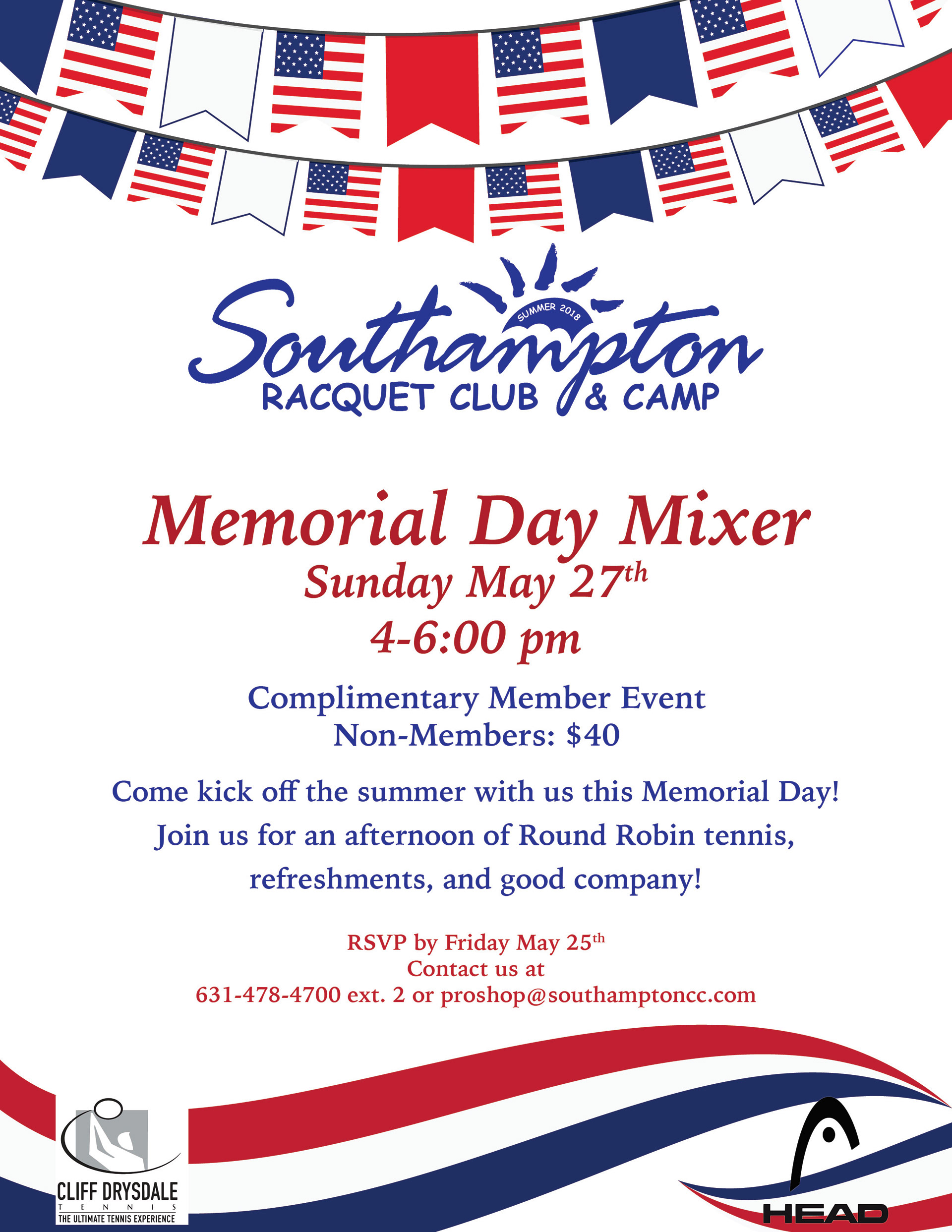 Memorial Day Event Flyer
