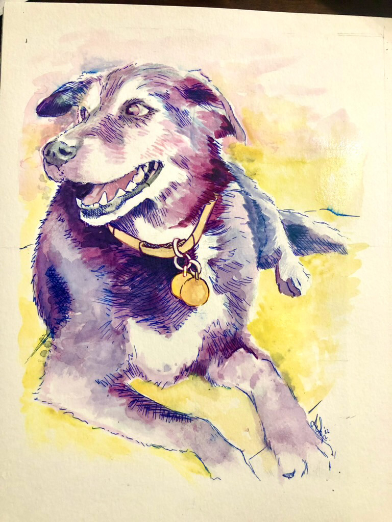 8"x10" Watercolor