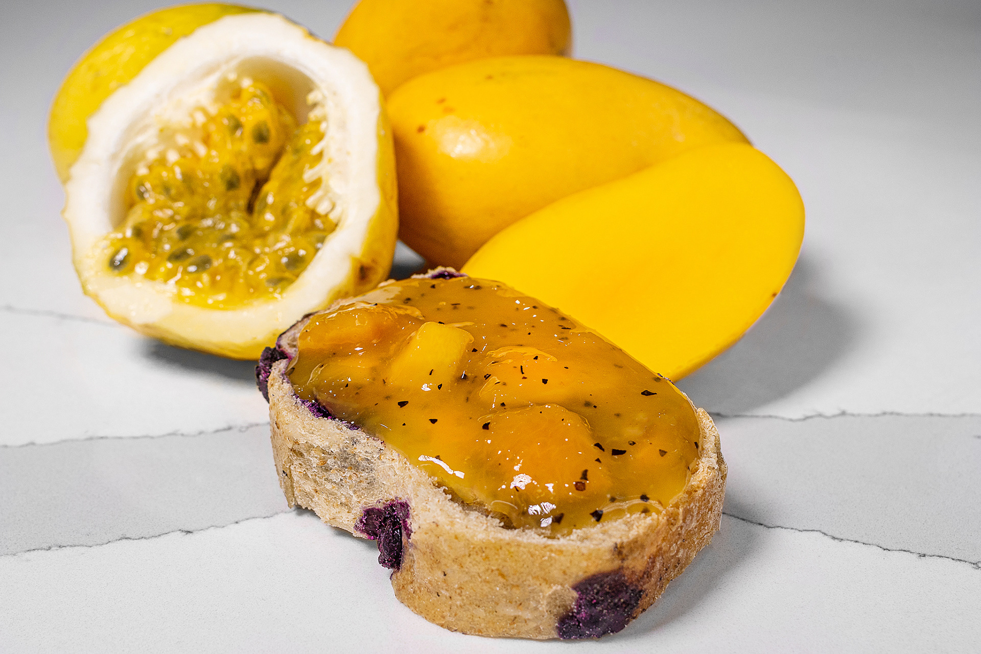 Mermelada maracuyá mango