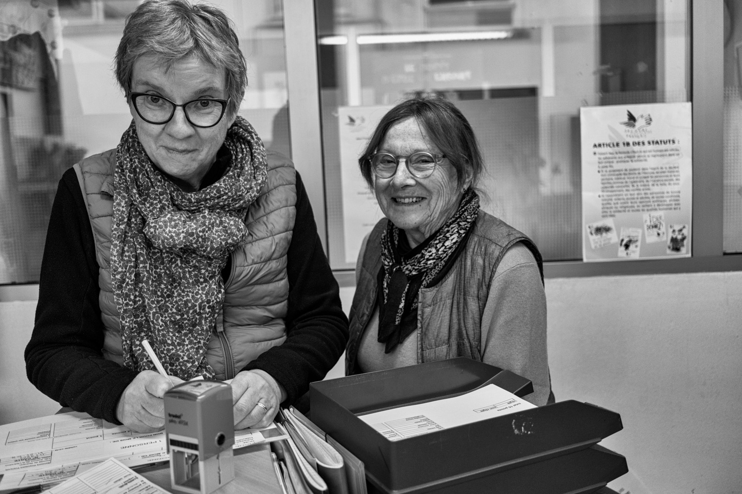 Bénévoles du Secours Populaire de Quimper