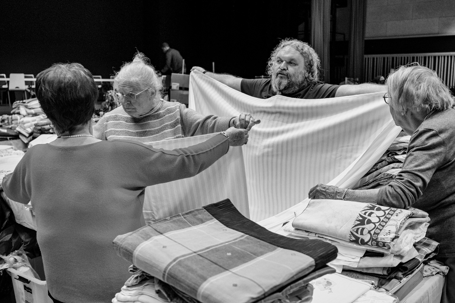 Bénévoles du Secours Populaire de Quimper