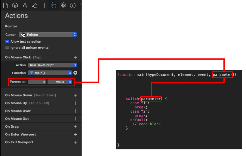 You could write scripts and assign them to interactions in your project
