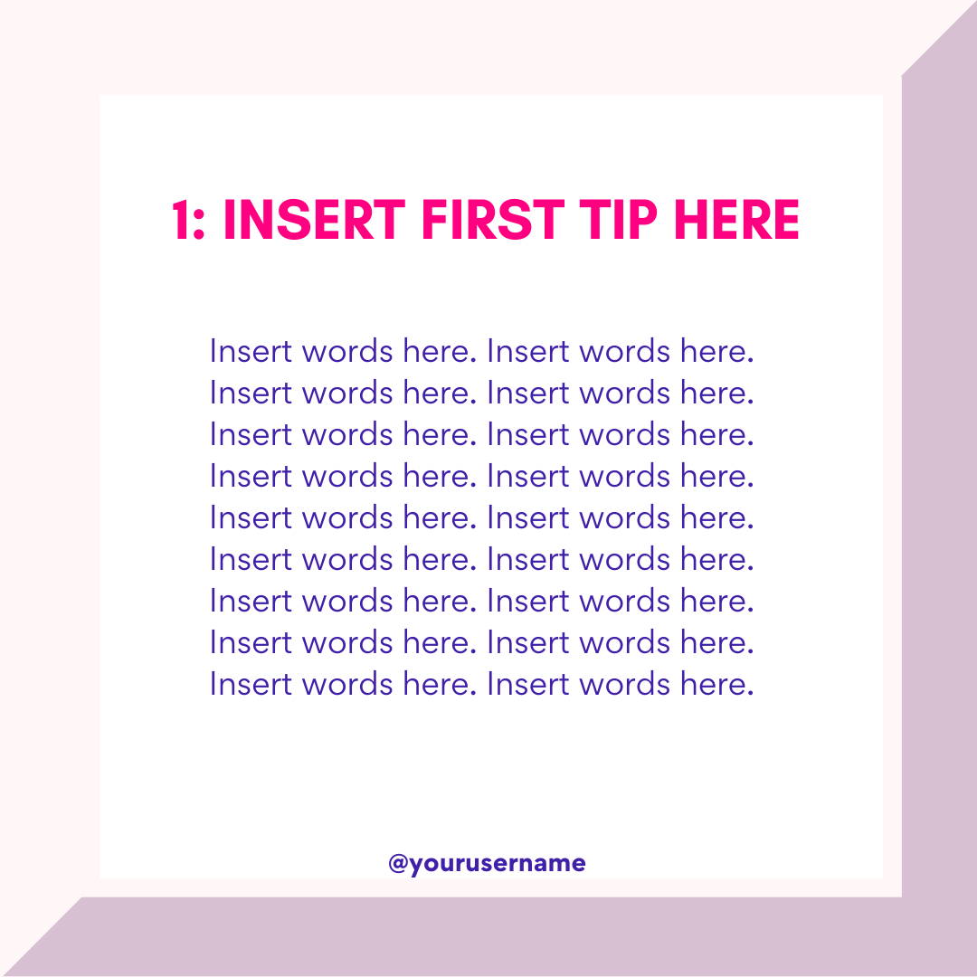 IG Education Post Template