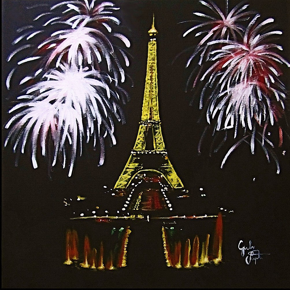 Tour Eiffel (2013) Acrilic on Canvas 50x50