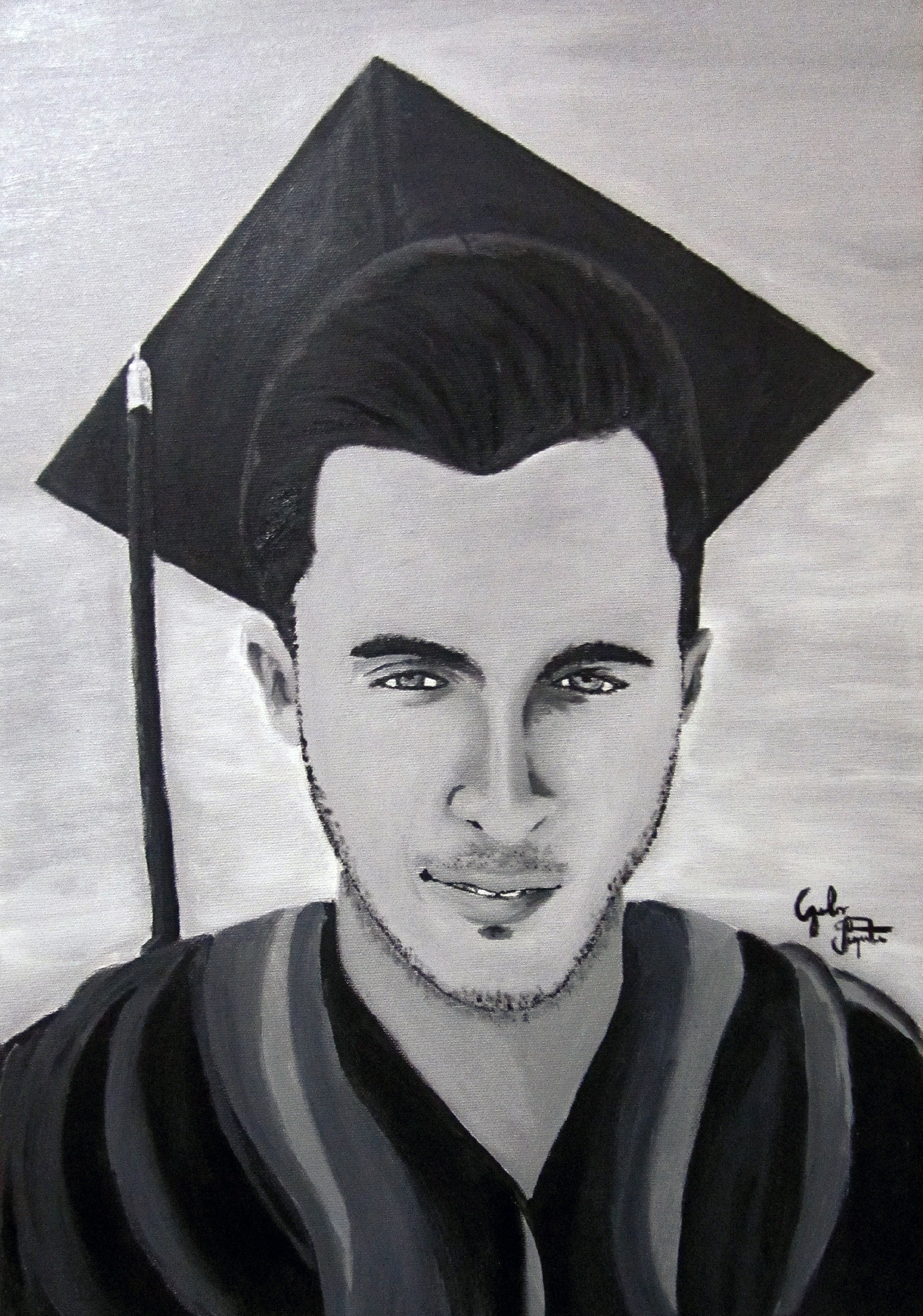 Ritratto di Marco (2013) | Acrilic and Oil on Canvas 35x50