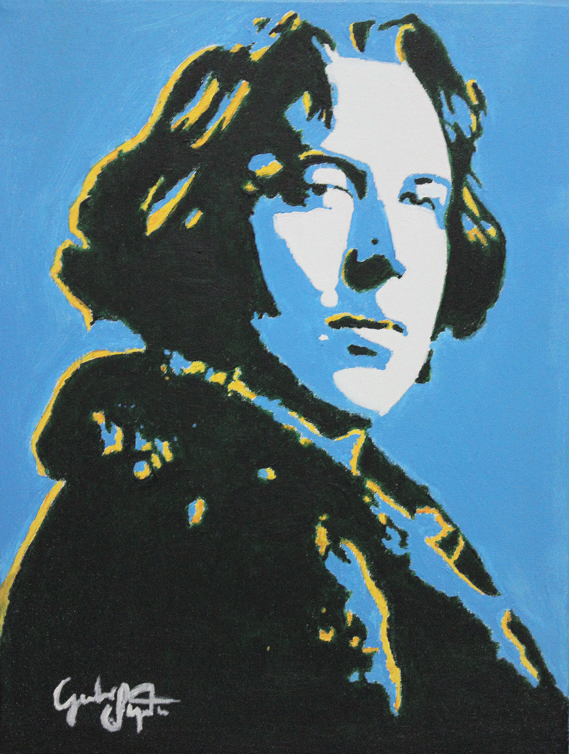Ritratto Oscar Wilde (2012) | Acrilic on Canvas 30x40