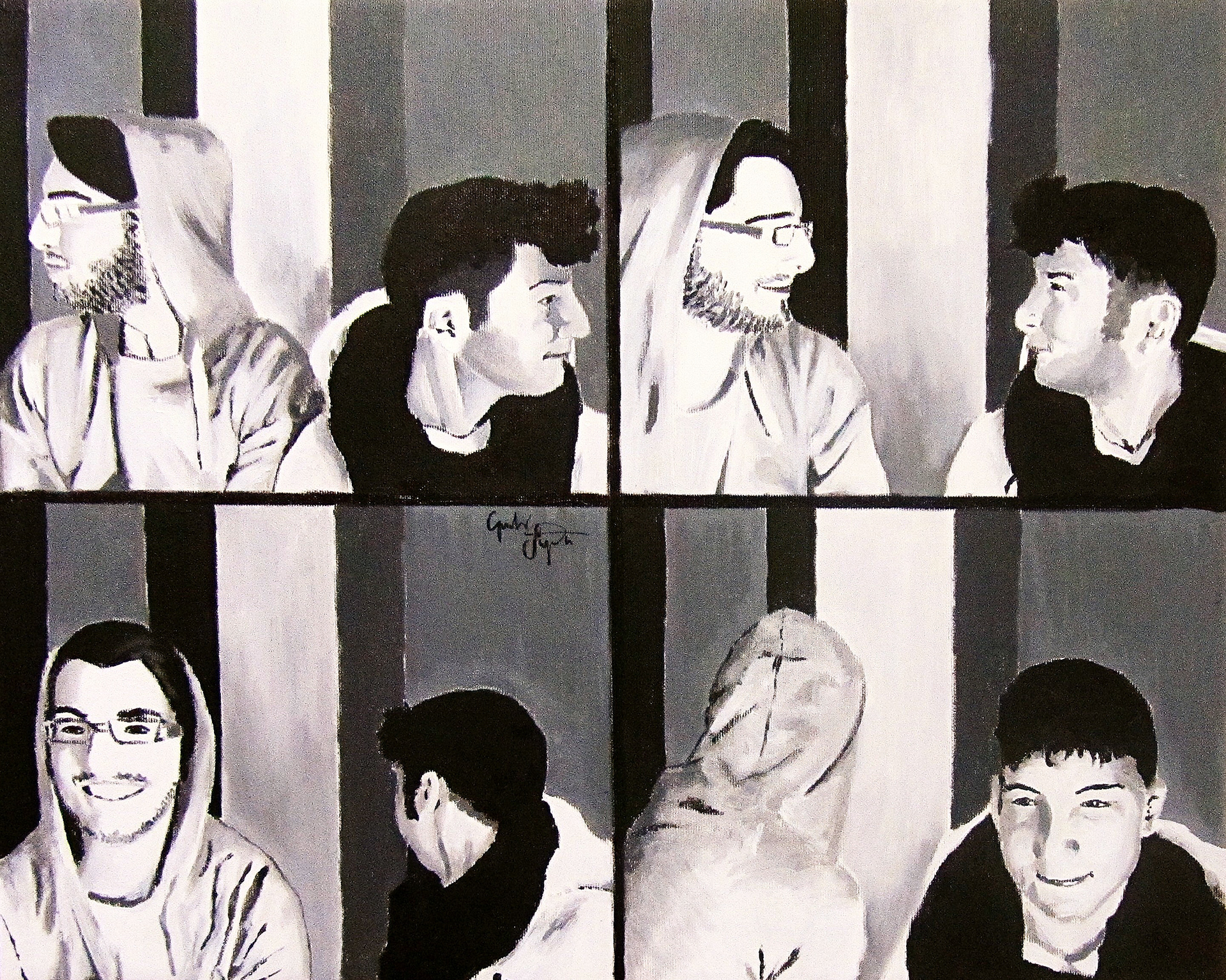 Multi Ritratto (2015) | Acrilic and Oil on Canvas 40x60