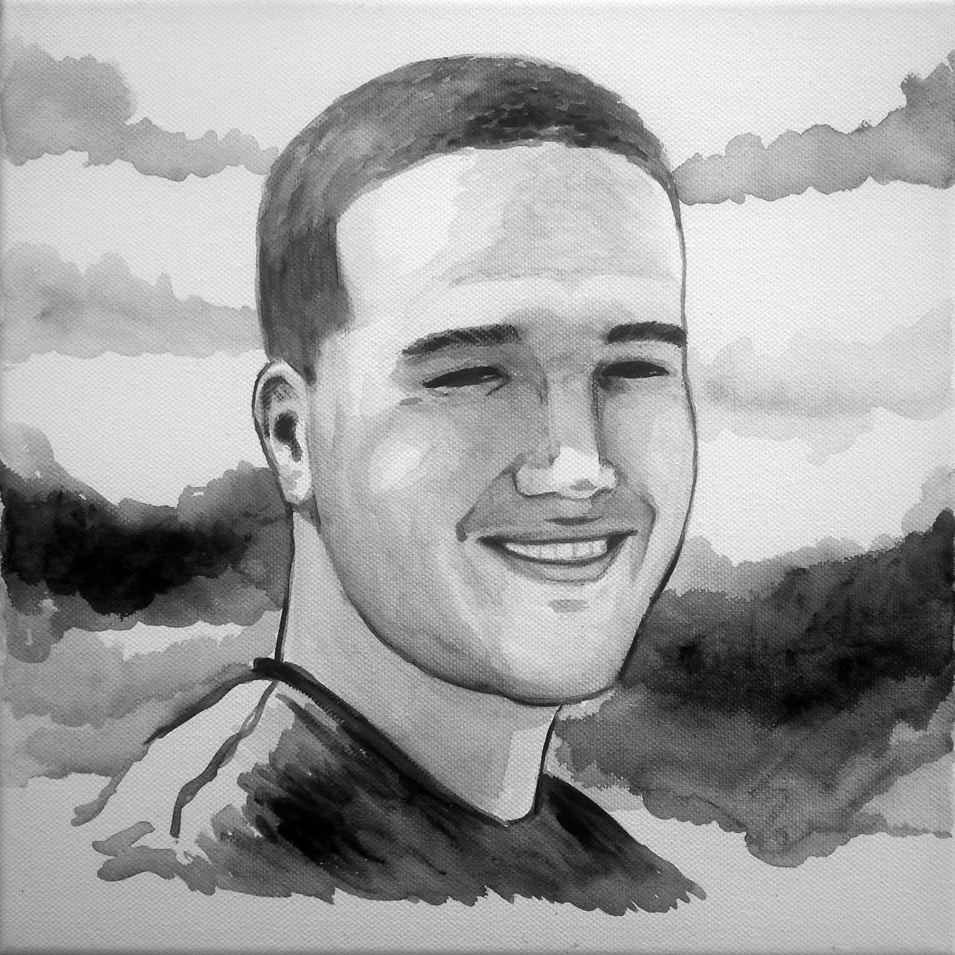 In Memory of Dylan (2016) | Acrilic on Canvas 30x30