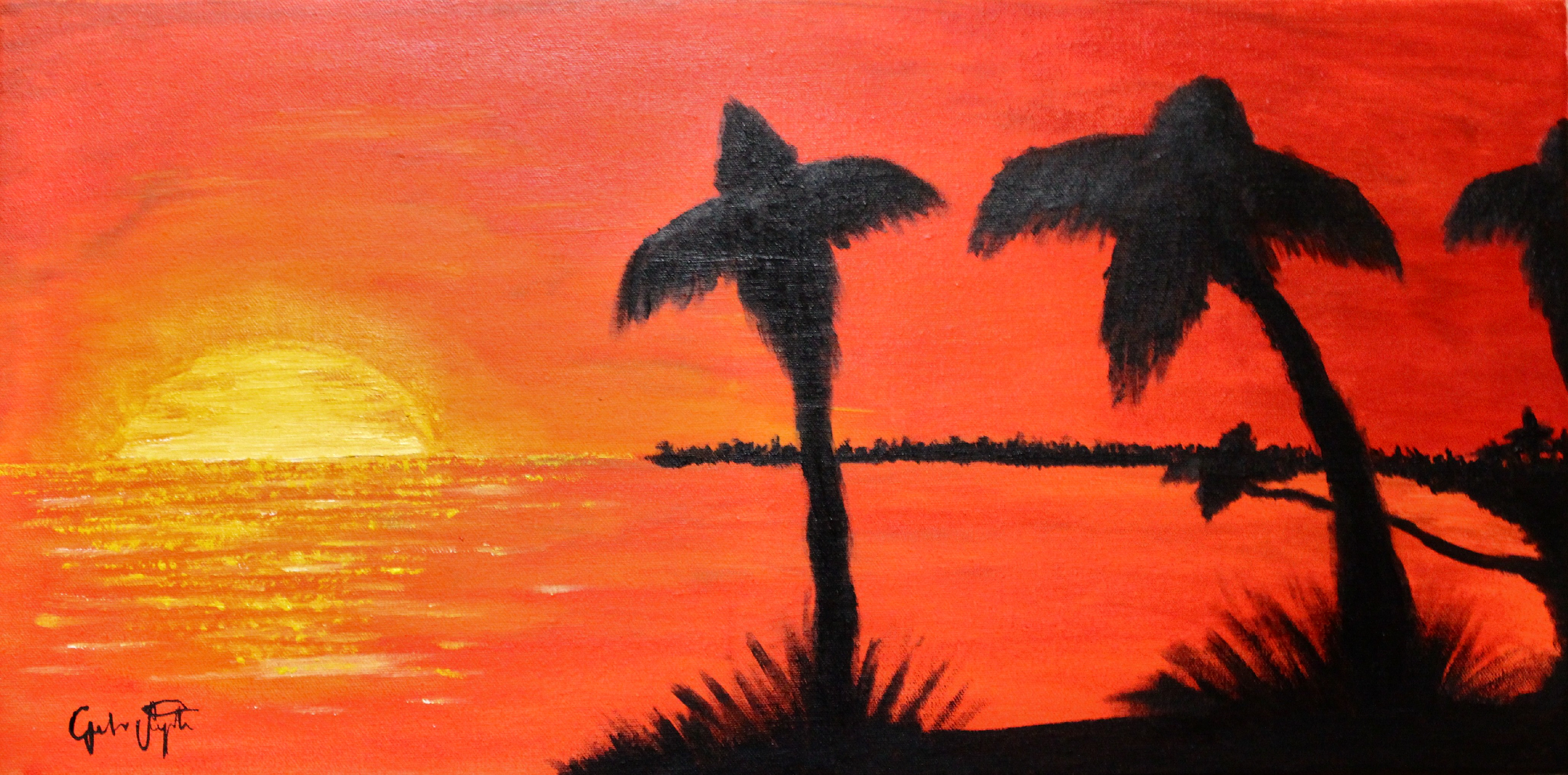 Voglia d'Estate (2013) | Acrilic and Oil on Canvas 30x60