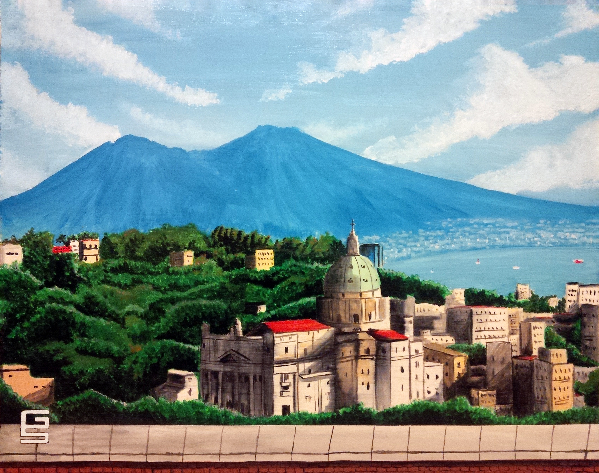 Basilica dell'Incoronato (2016) | Acrilic on Canvas 40x50