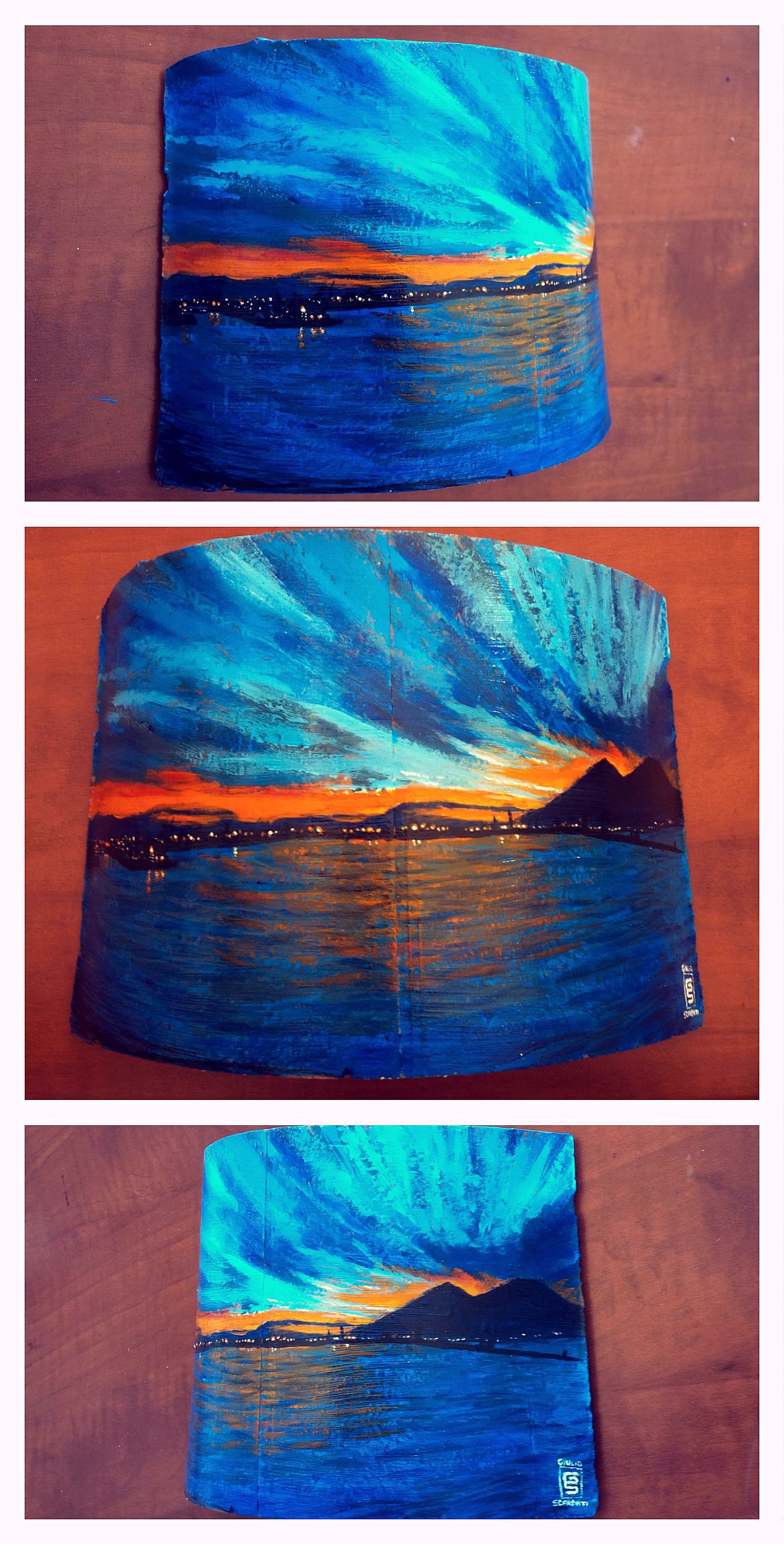 Twilight (2016) | Acrilic on Tile