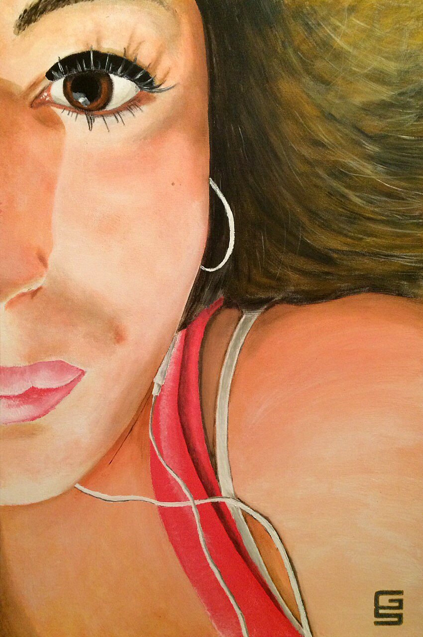 Ritratto di Cristina (2015) | Acrilic on Canvas 40x60