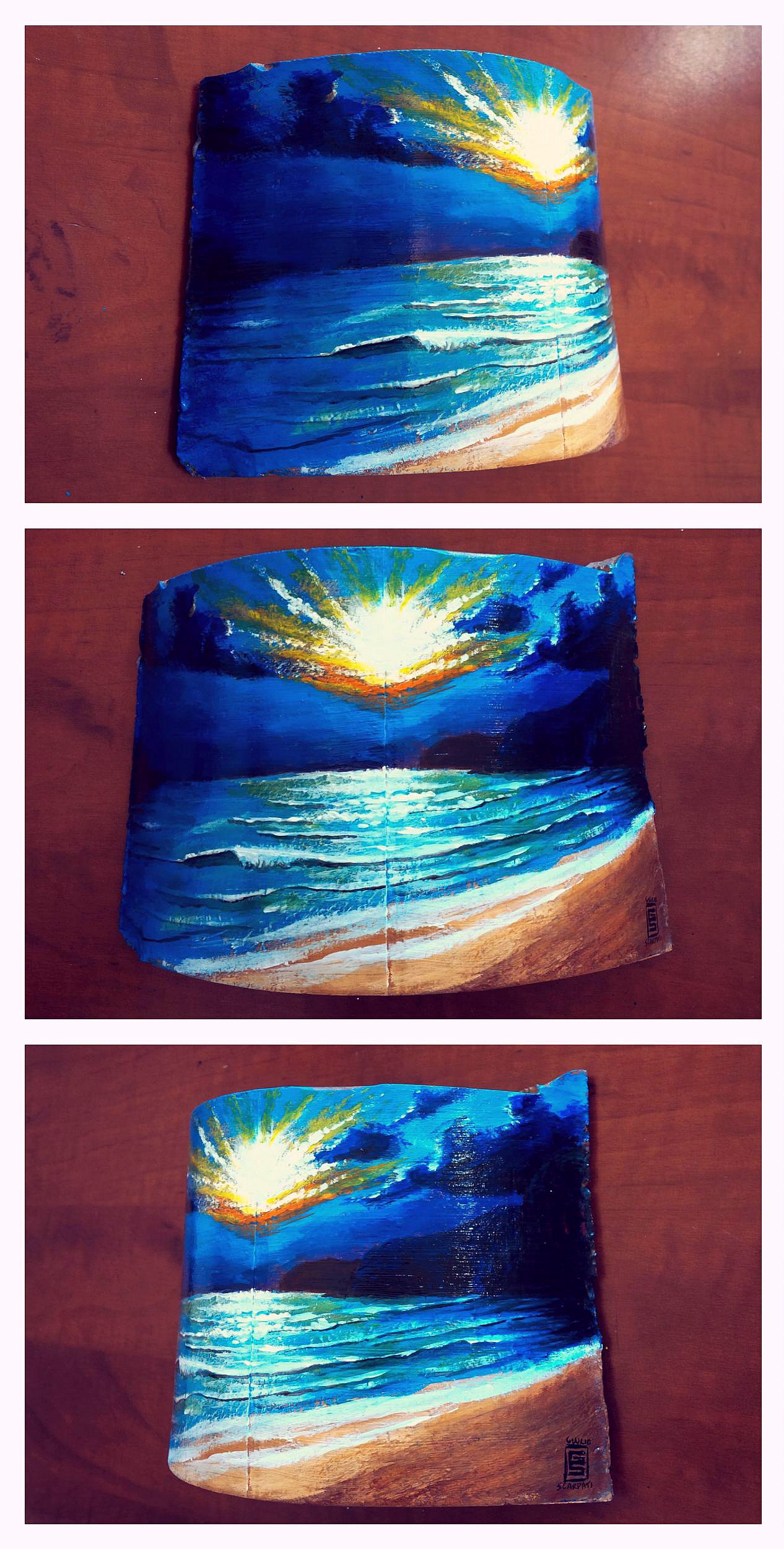 Squarcio (2016) | Acrilic on Tile