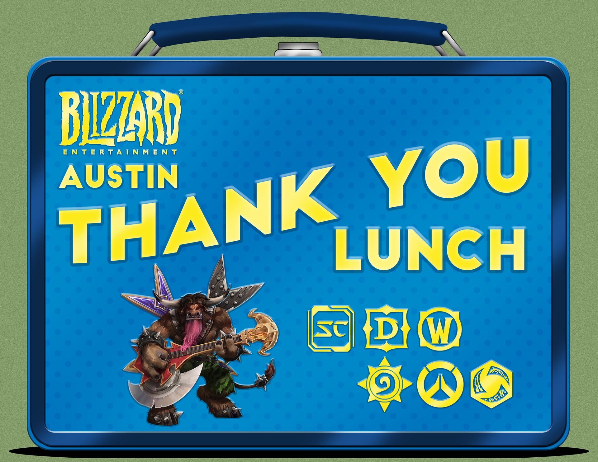Logo Created for Blizzard Austin Events Team’s Thank You Lunch