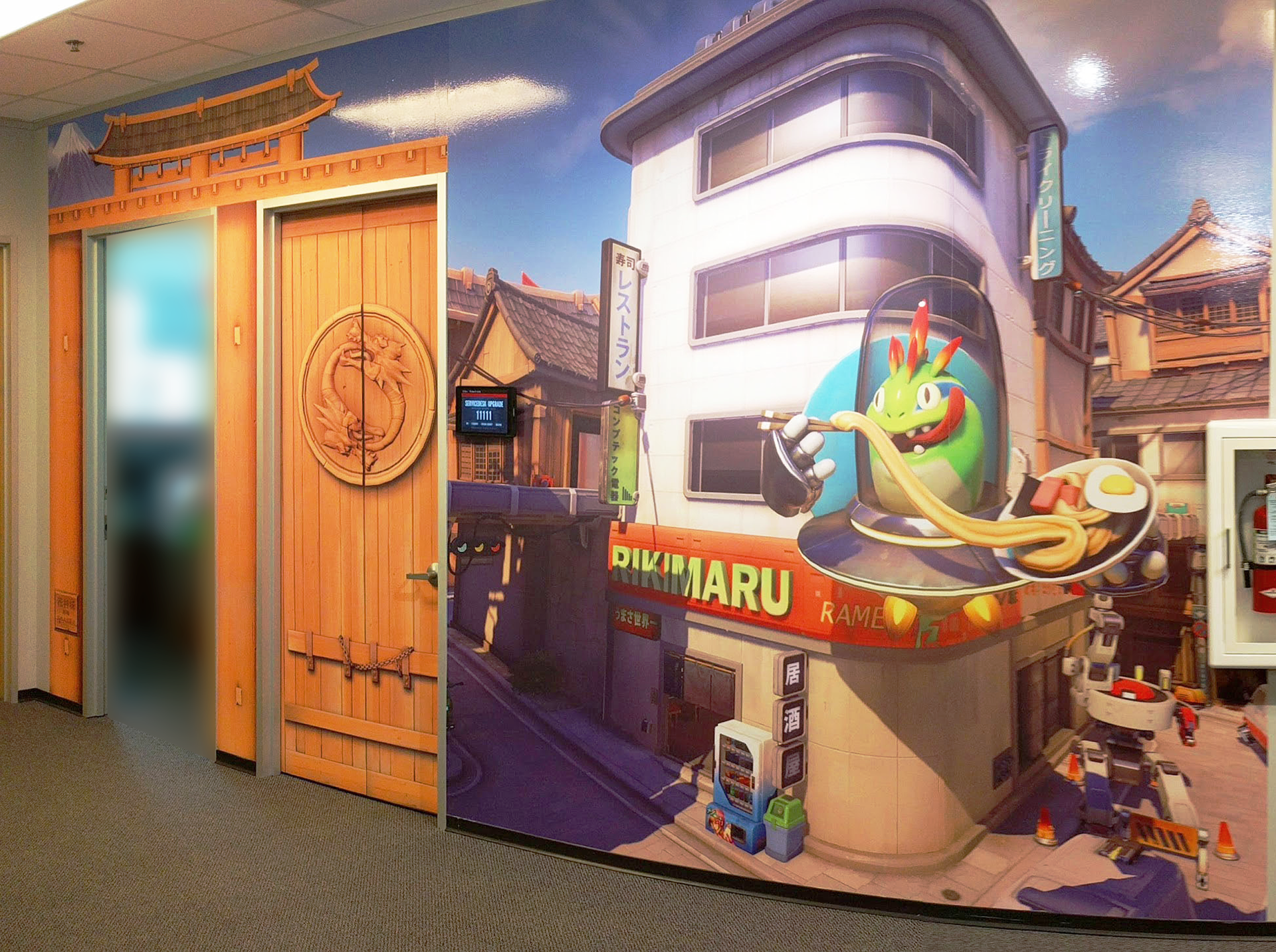 Artwork Outside of the Learning & Development Offices