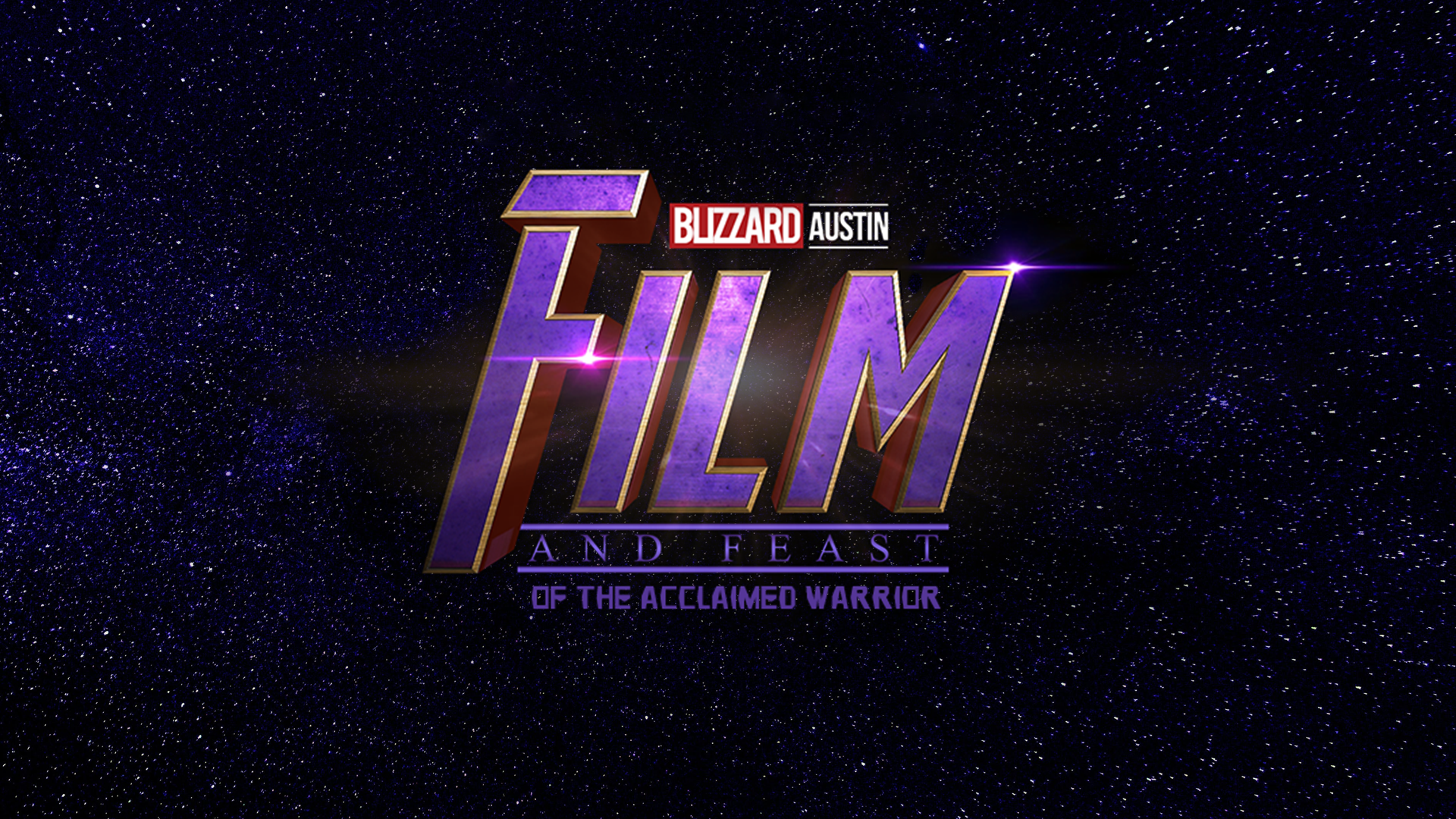Avengers Themed Logo created for Blizzard Austin’s Manager Recognition Movie Event at Alamo Drafthouse
