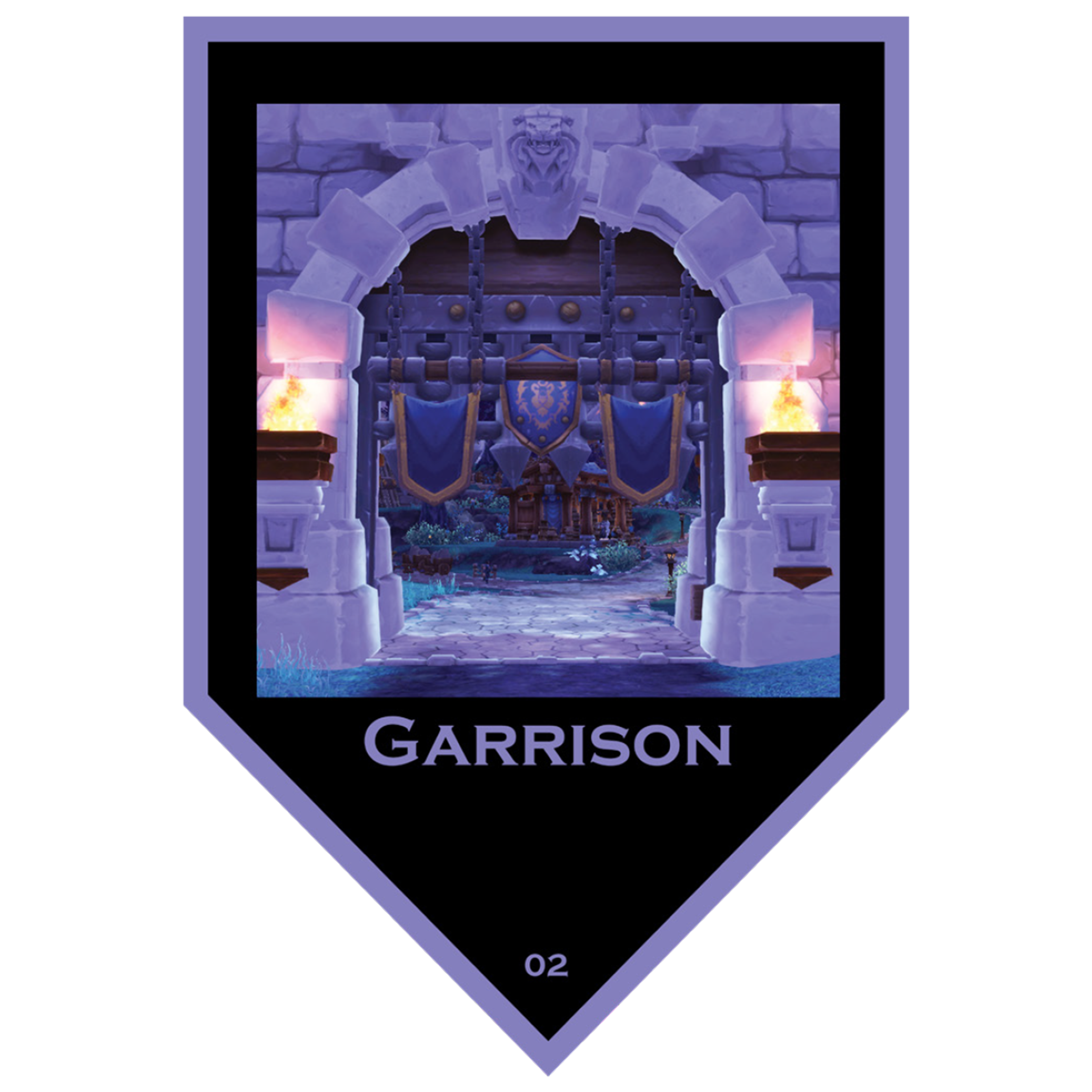 Final Version Hanging from the Ceiling in the Garrison Break Room