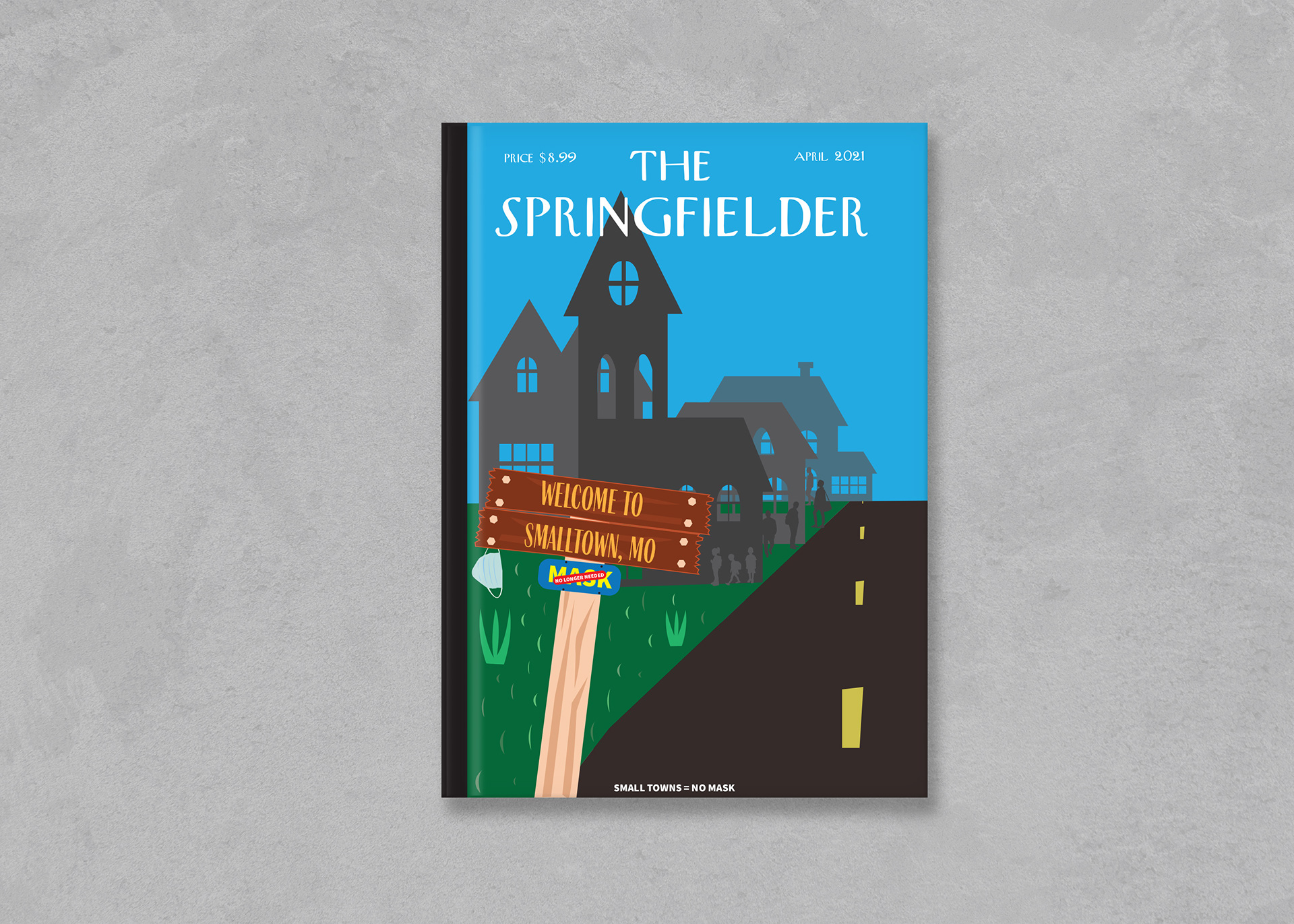 Magazine cover mockup