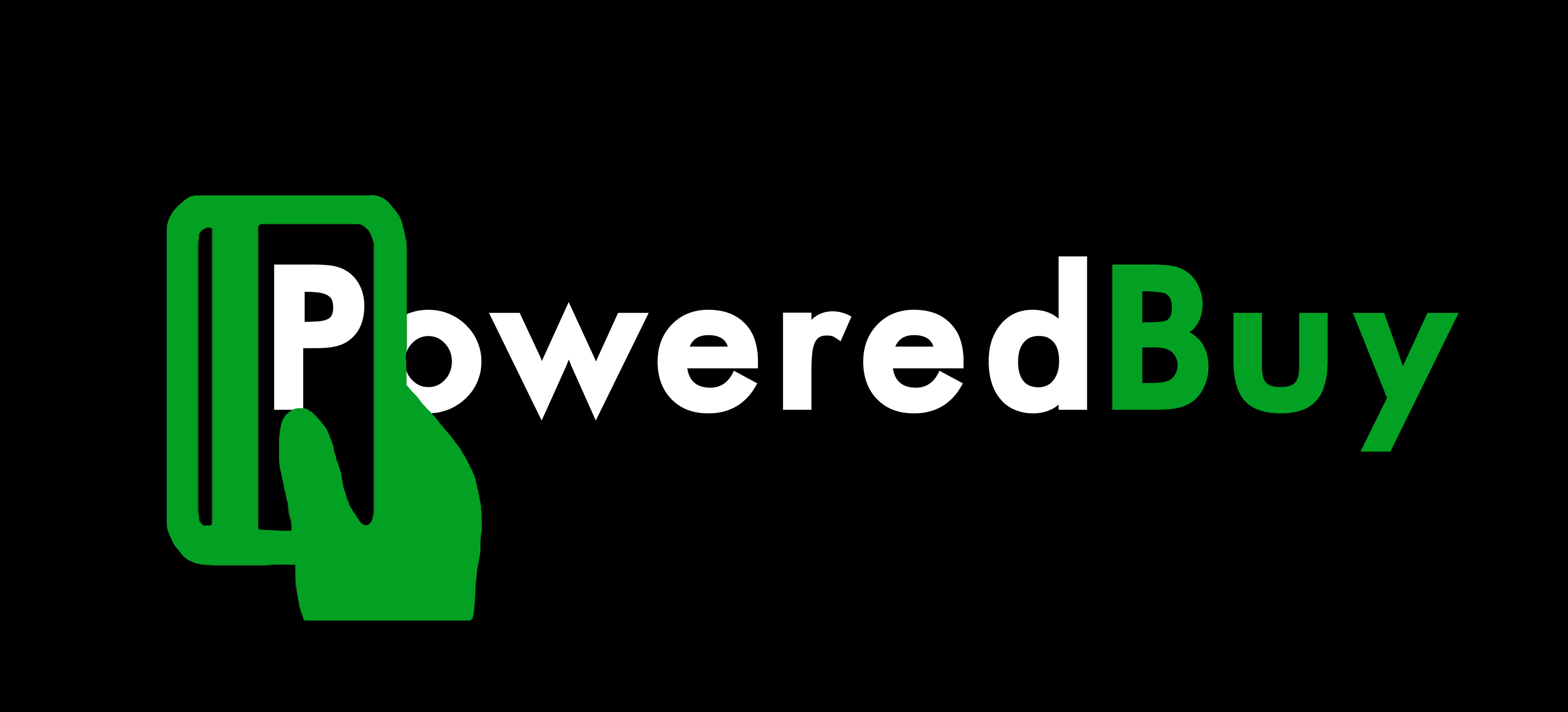 PoweredBuy logo with black background