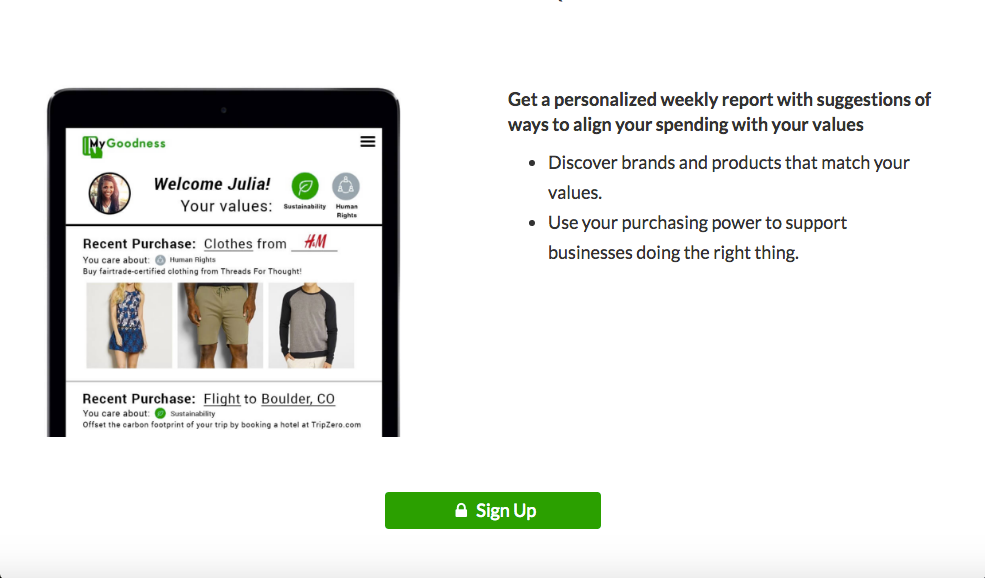 PoweredBuy splash page "How It Works" section continued