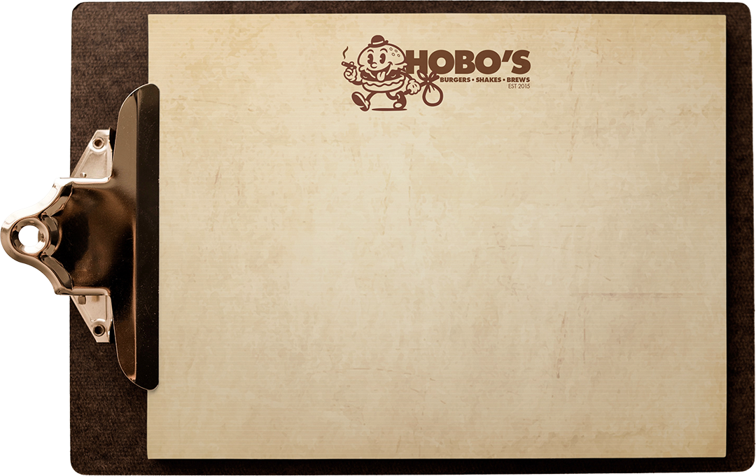 vintage mascot character logo brand redesign for restaurant menu