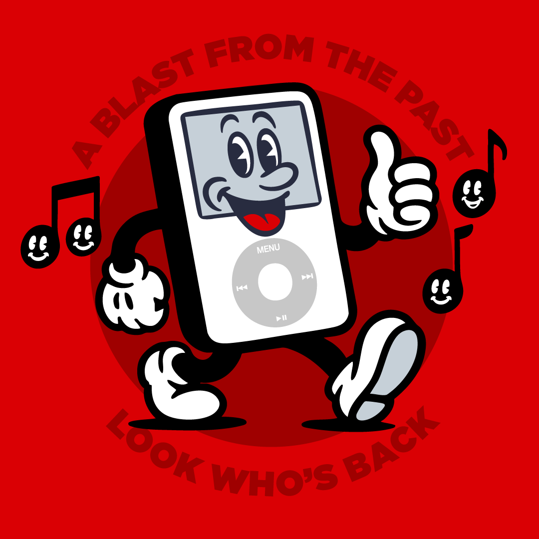 fun cartoon character illustration about technology