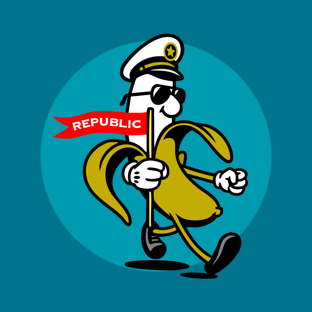 editorial illustration about banana republics