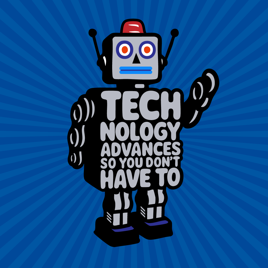 fun cartoon cartoon illustration about technology