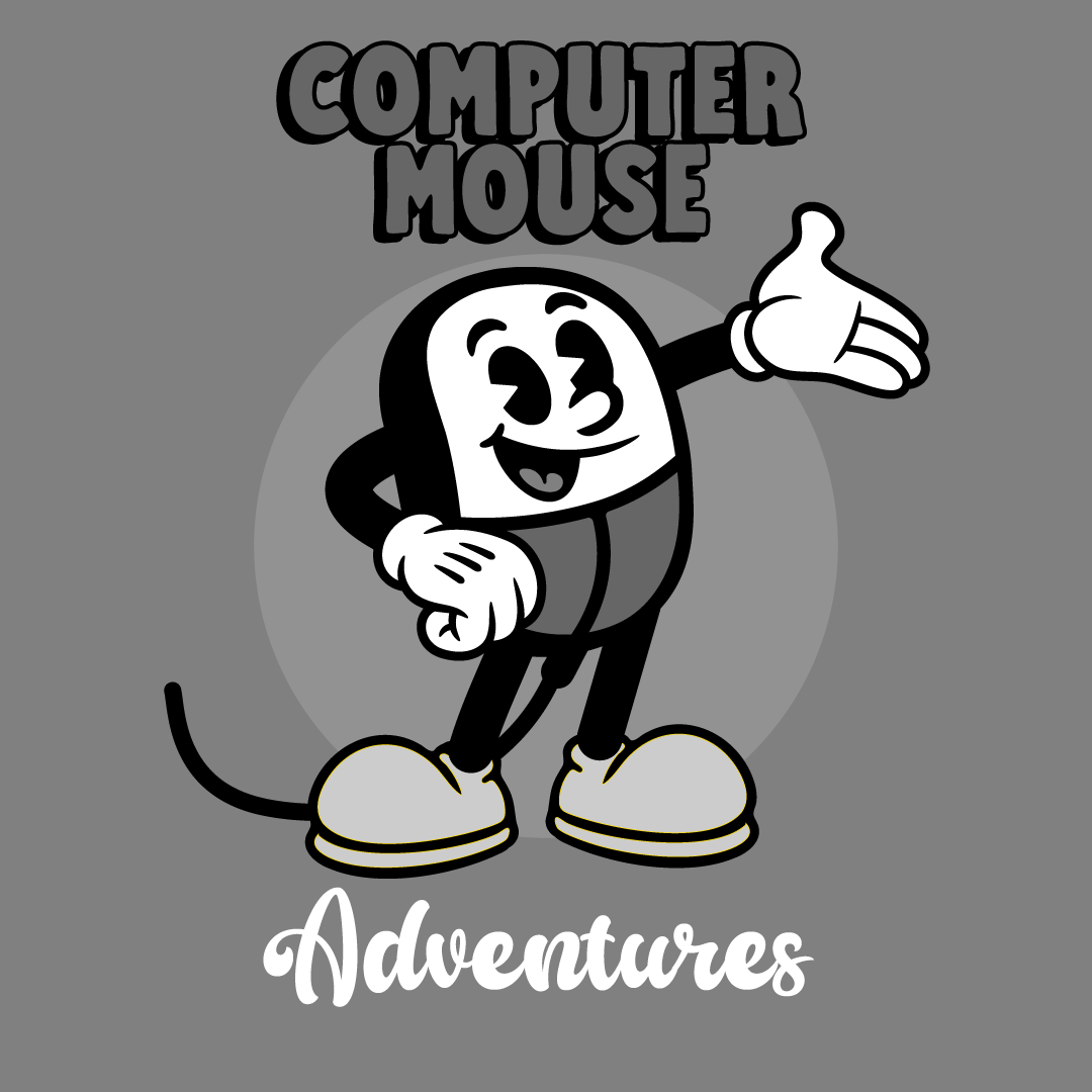 fun cartoon character illustration about technology