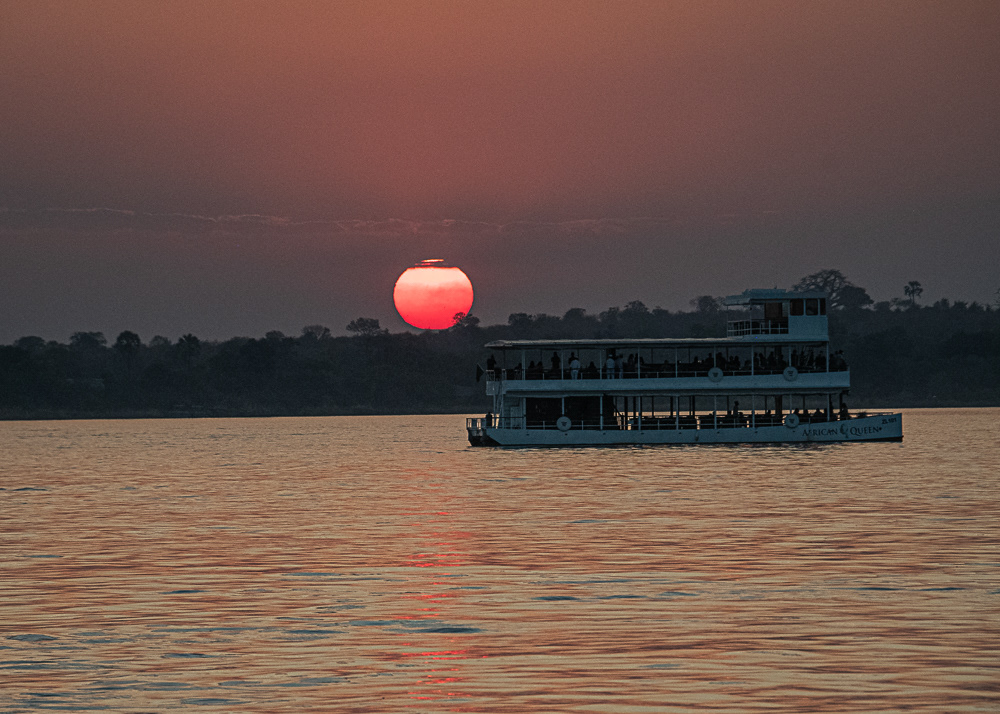 Sunset on Zambezi River