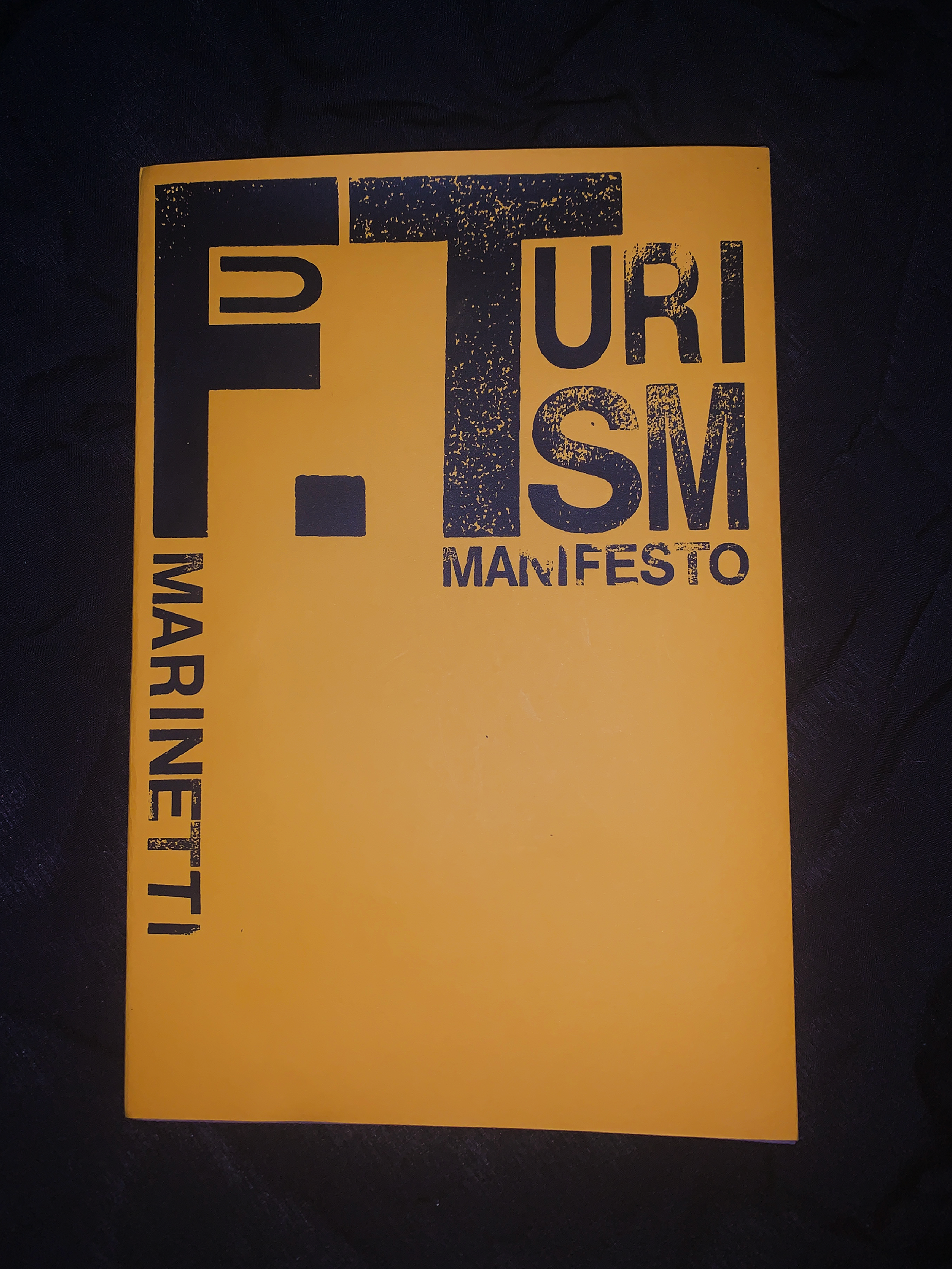 Futurism Manifesto Front Cover