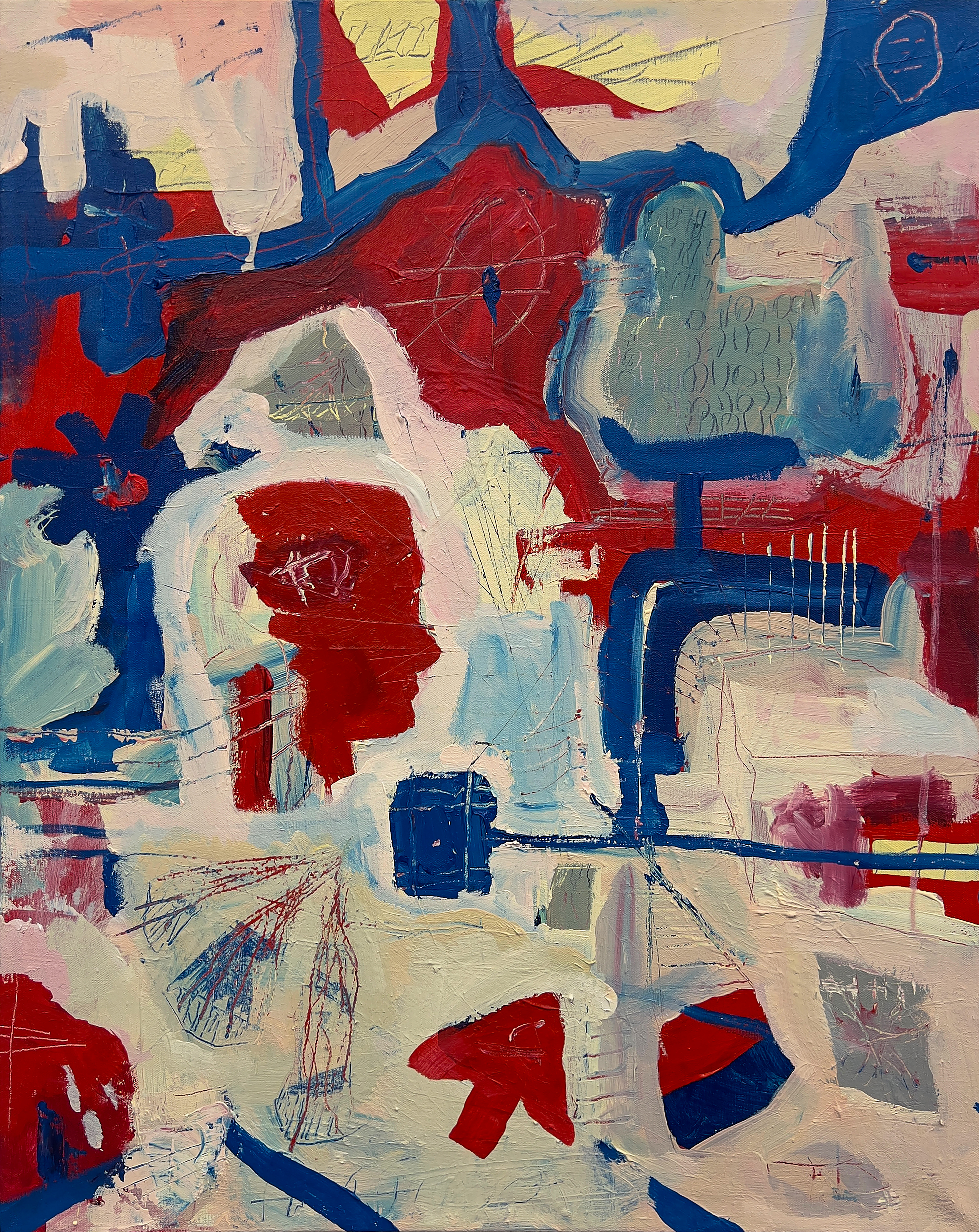 Neural Network, 18 x 24 in