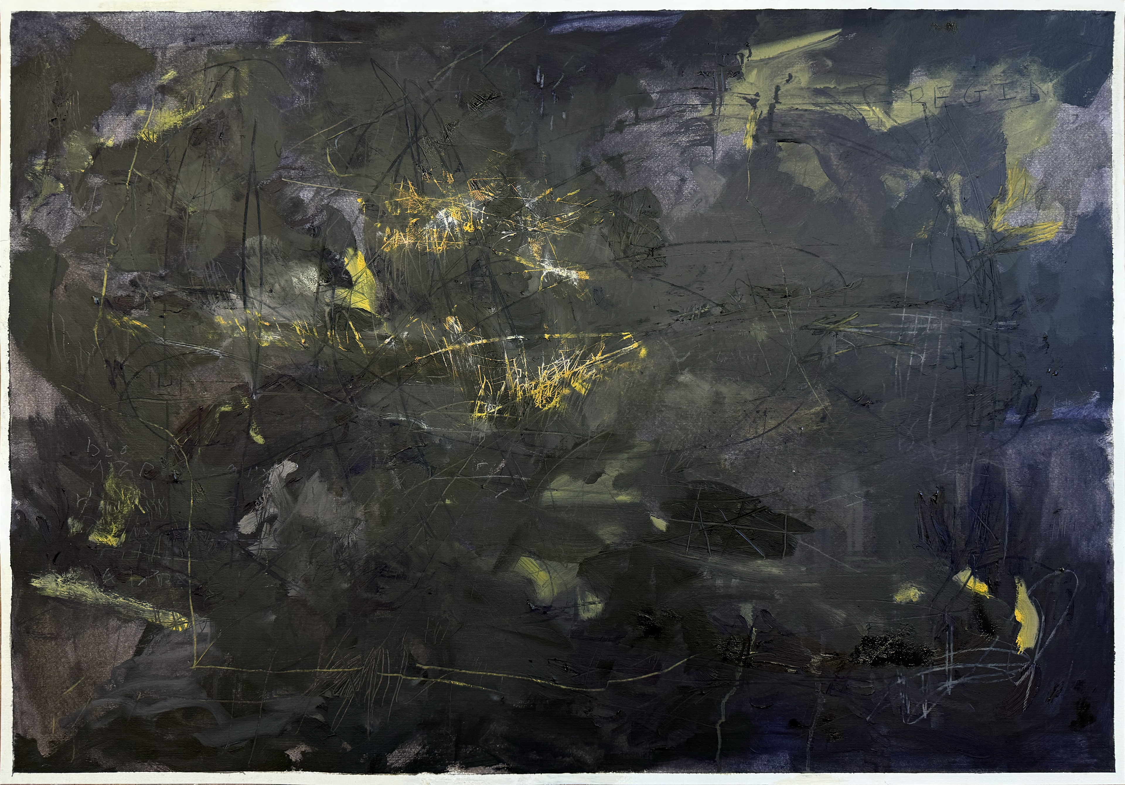 Begin—End, 39 x 27 in.