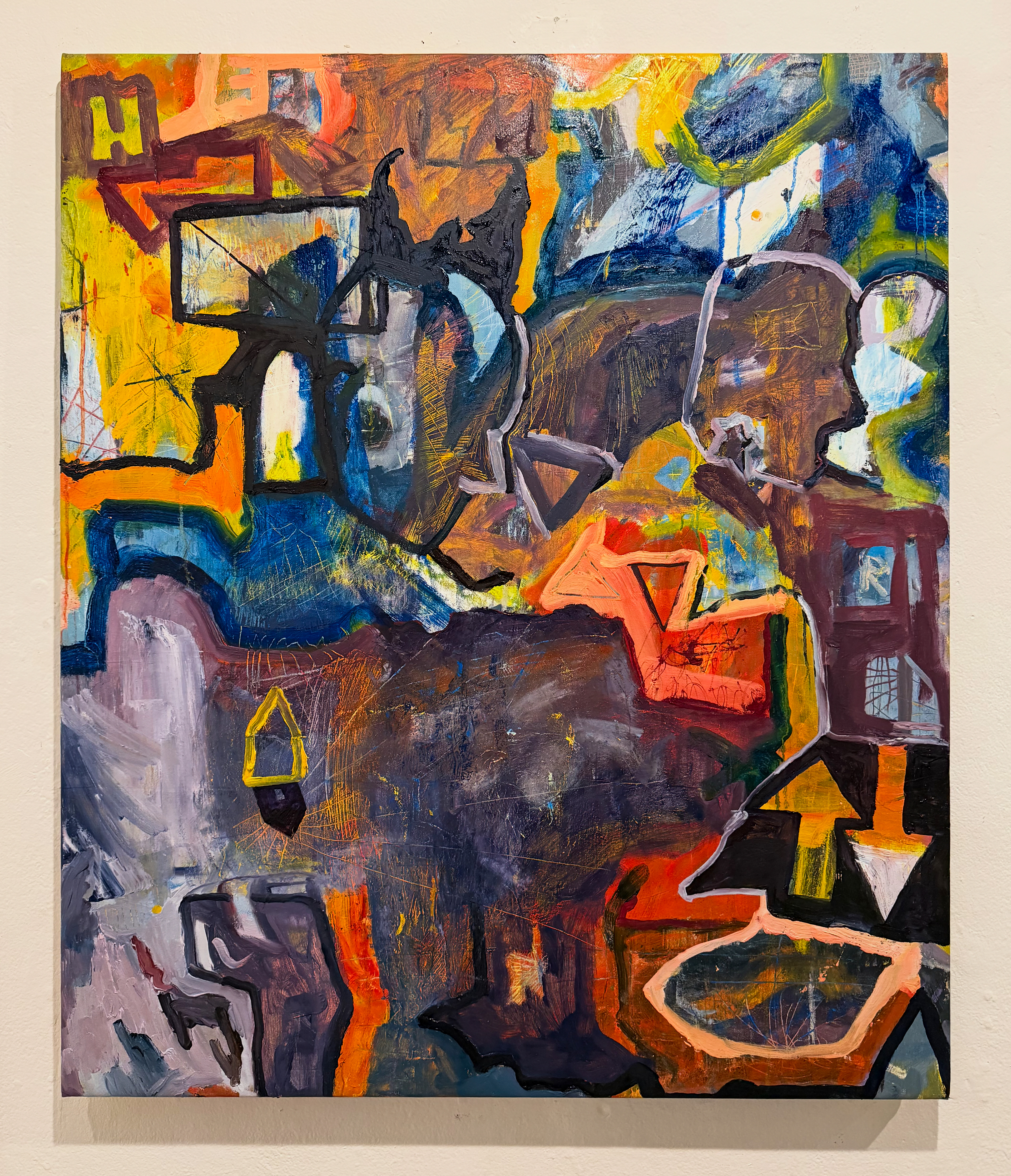 Ambient Uncertainty, 34 x 40 in.