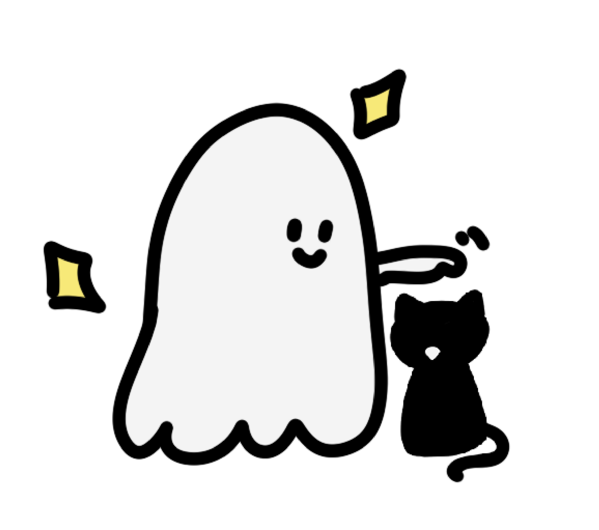 Cat and Ghost
