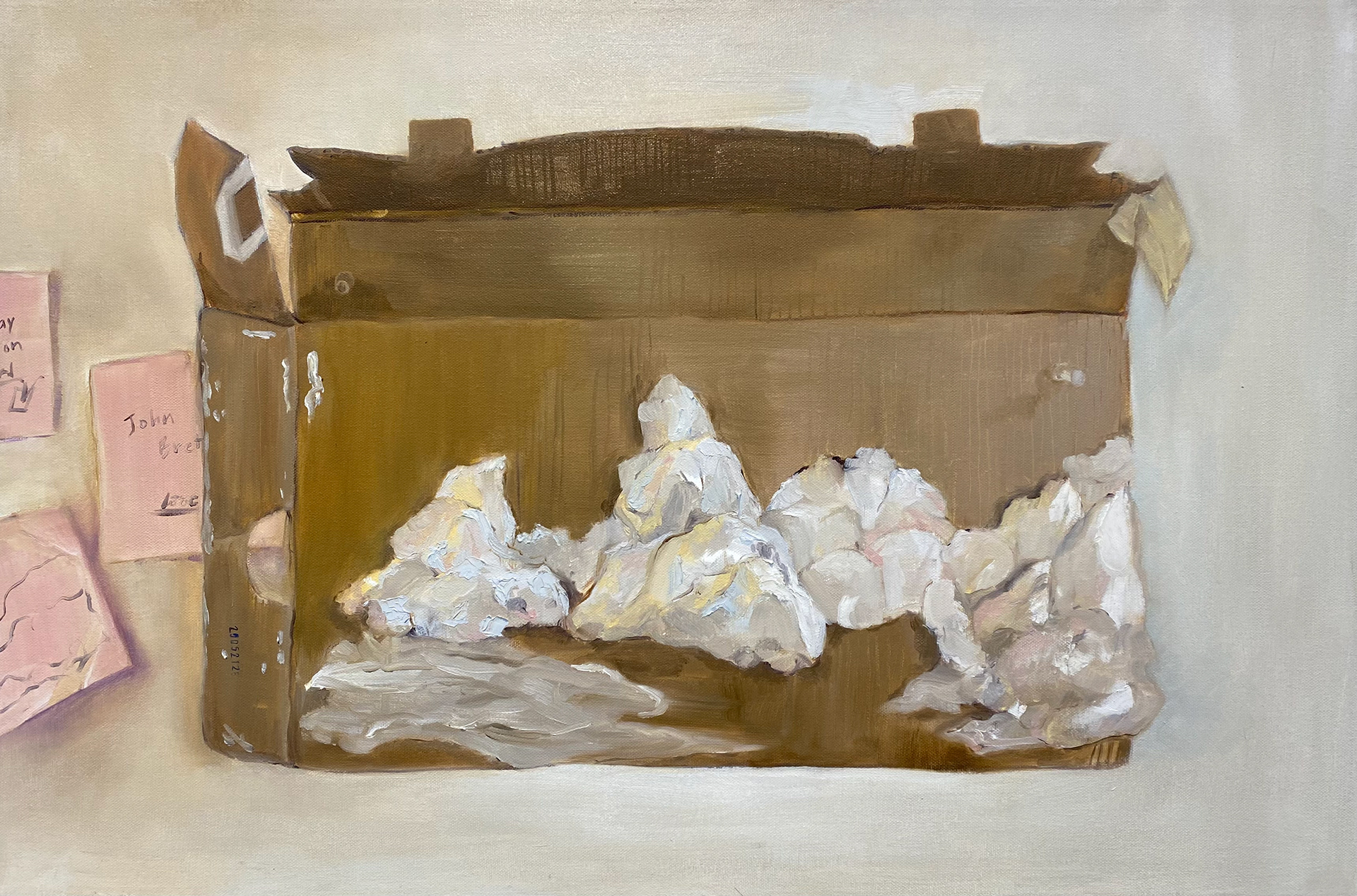 A cheap lump of perception, 2022, oil of canvas, 30X20"