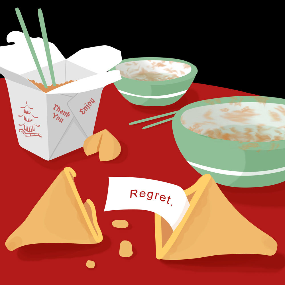 I see regret in your near future.