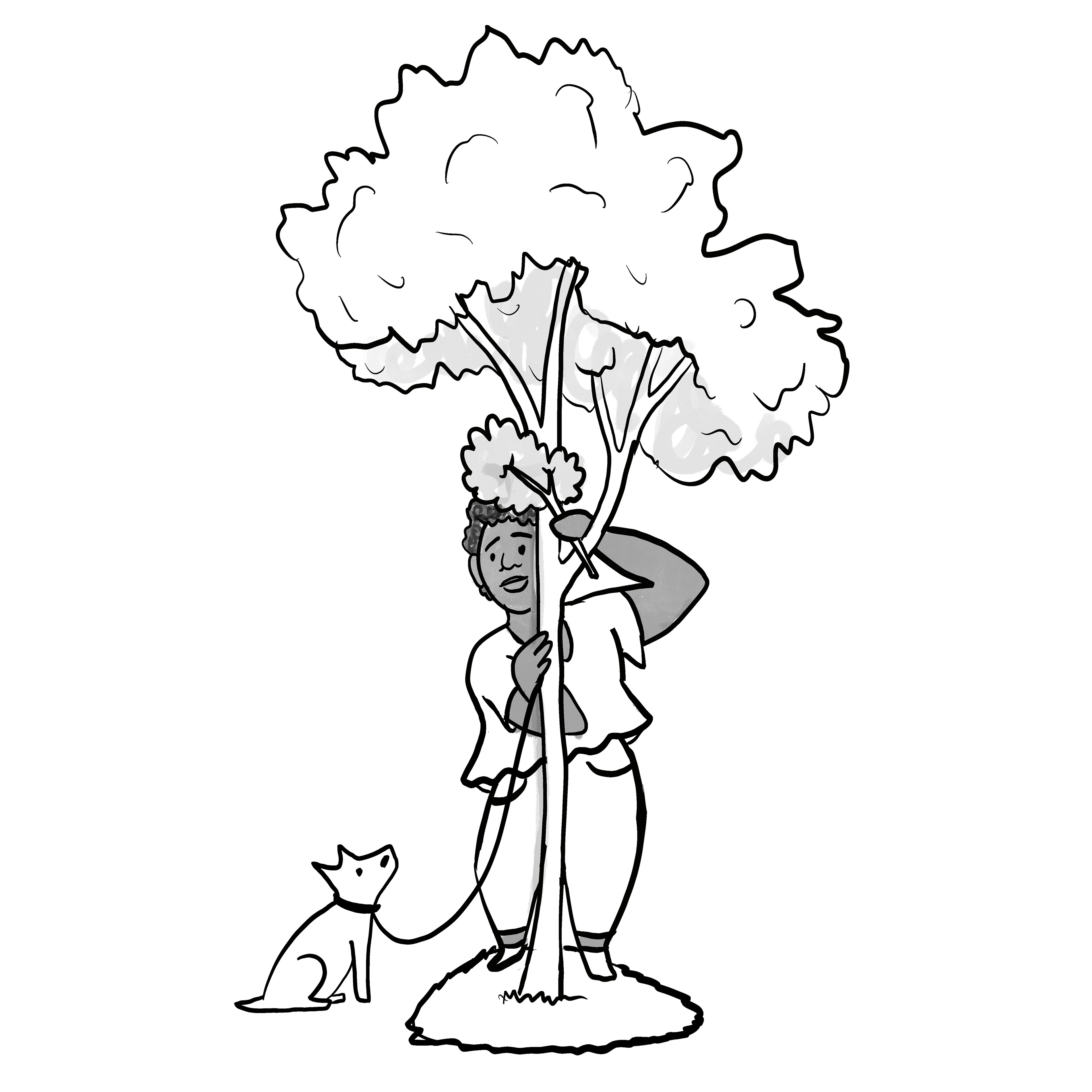 Concept sketch for an "Avoiding your doctor" theme